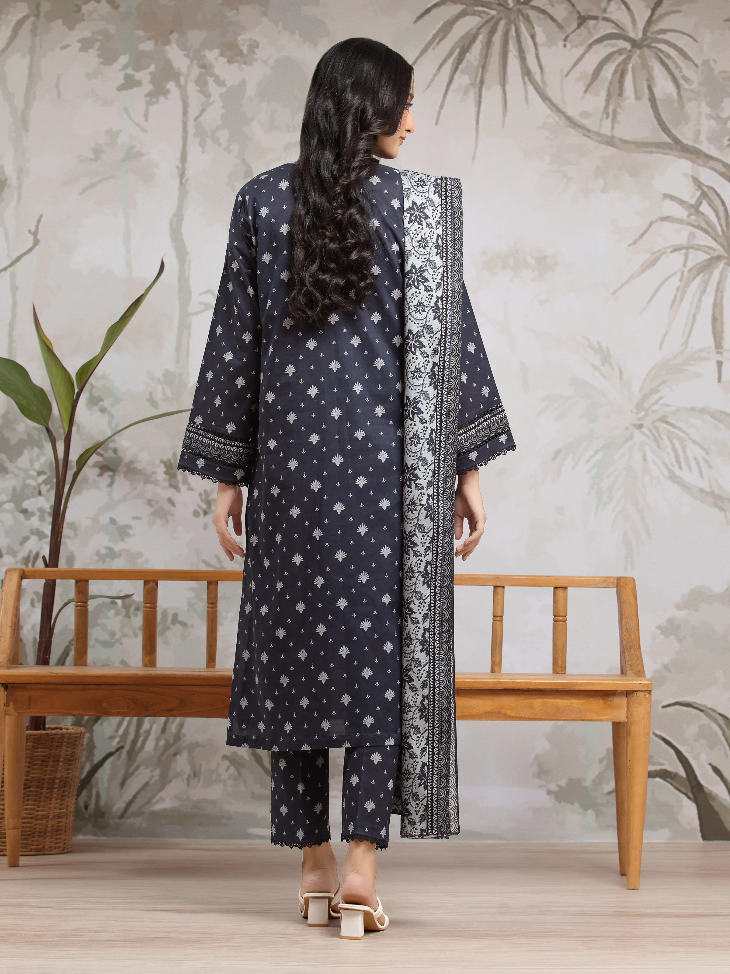 Printed Khaddar Suit - EWU24A3-29595-3P - Image 3