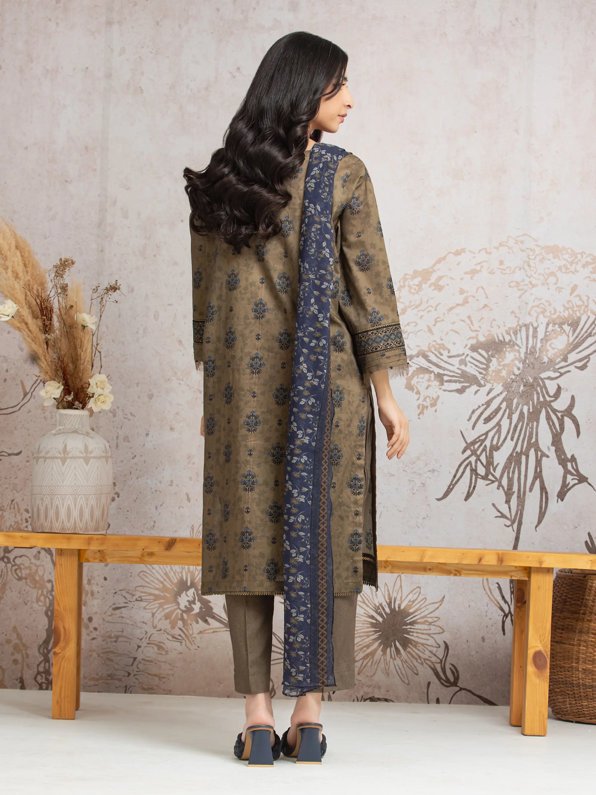 Printed Cambric Suit - EWU24M2-013 - Image 2