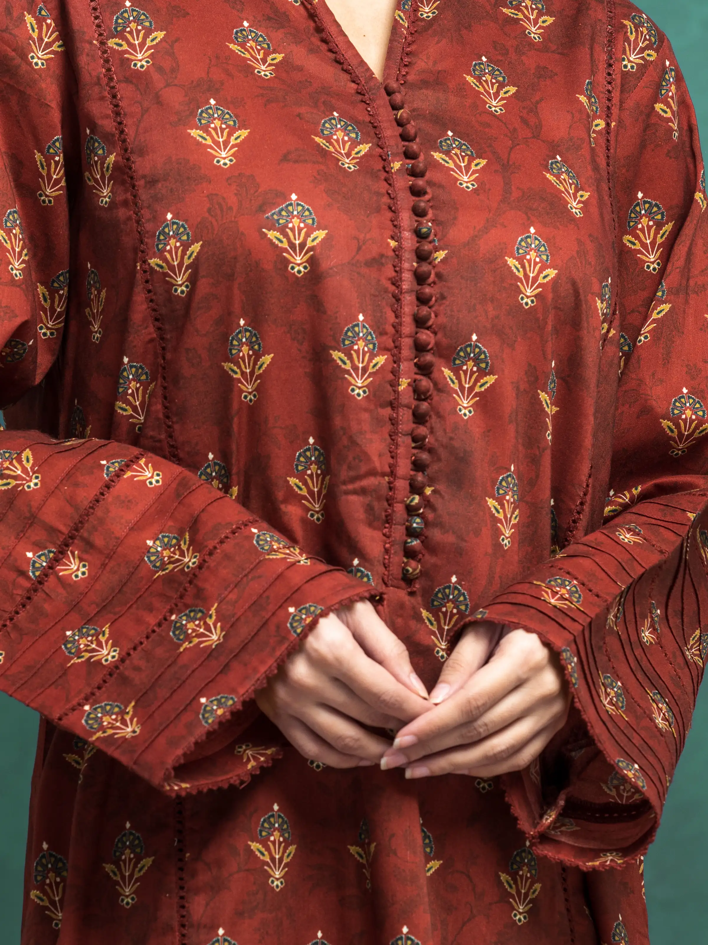 Printed Khaddar Suit - EWU24M3-087-3P - Image 3