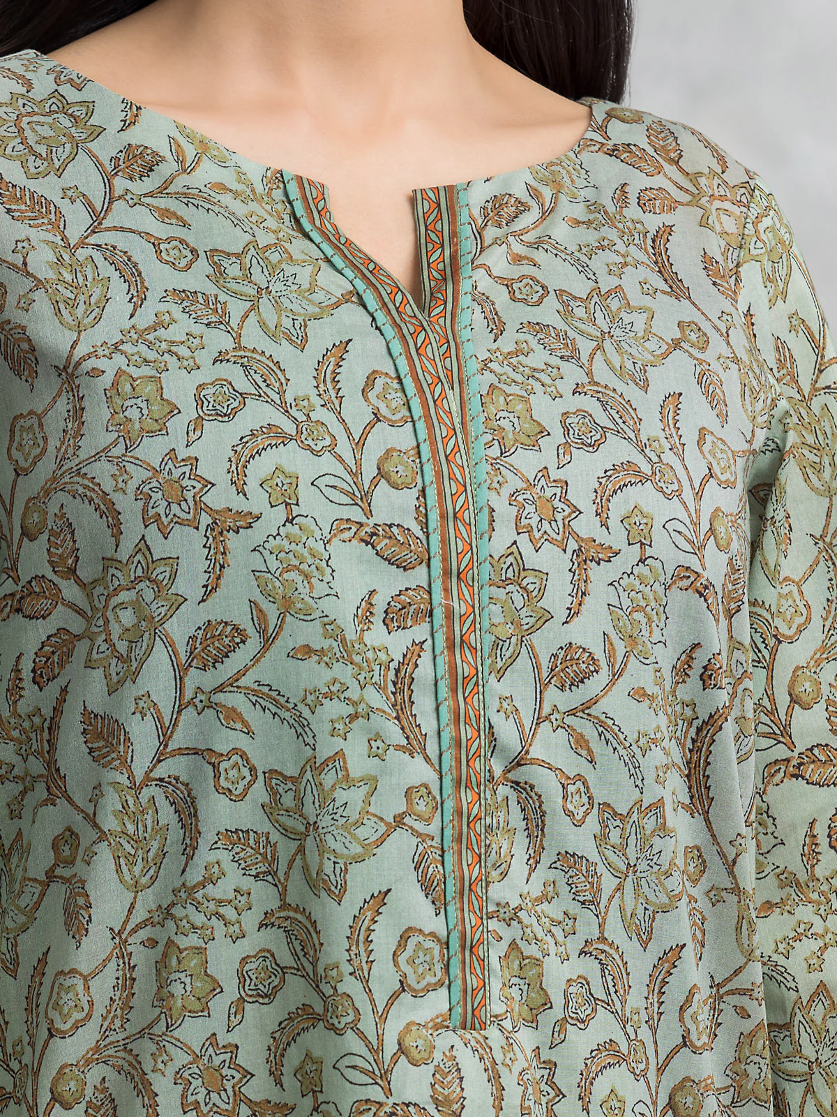 Printed Lawn Suit - EWU24A1-28090-3P - Image 5
