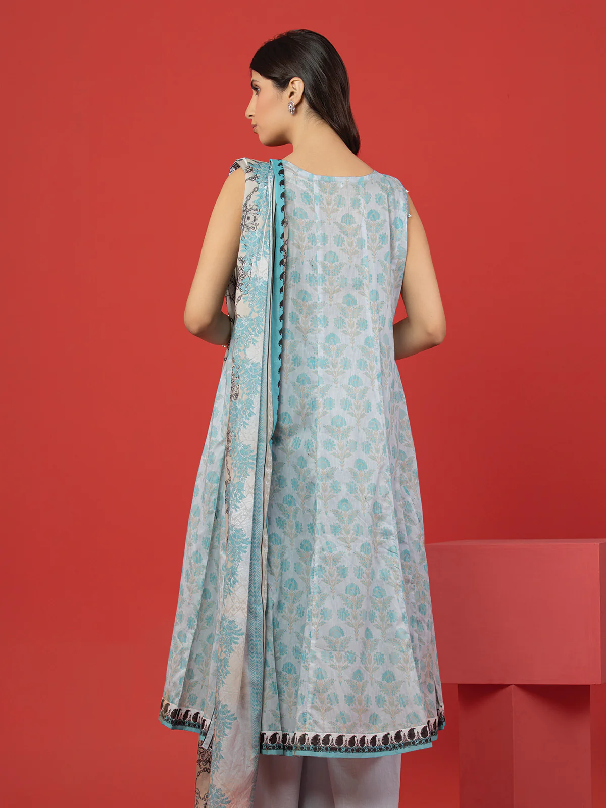 Printed Lawn Shirt - EWU23A1-26380S - Image 2