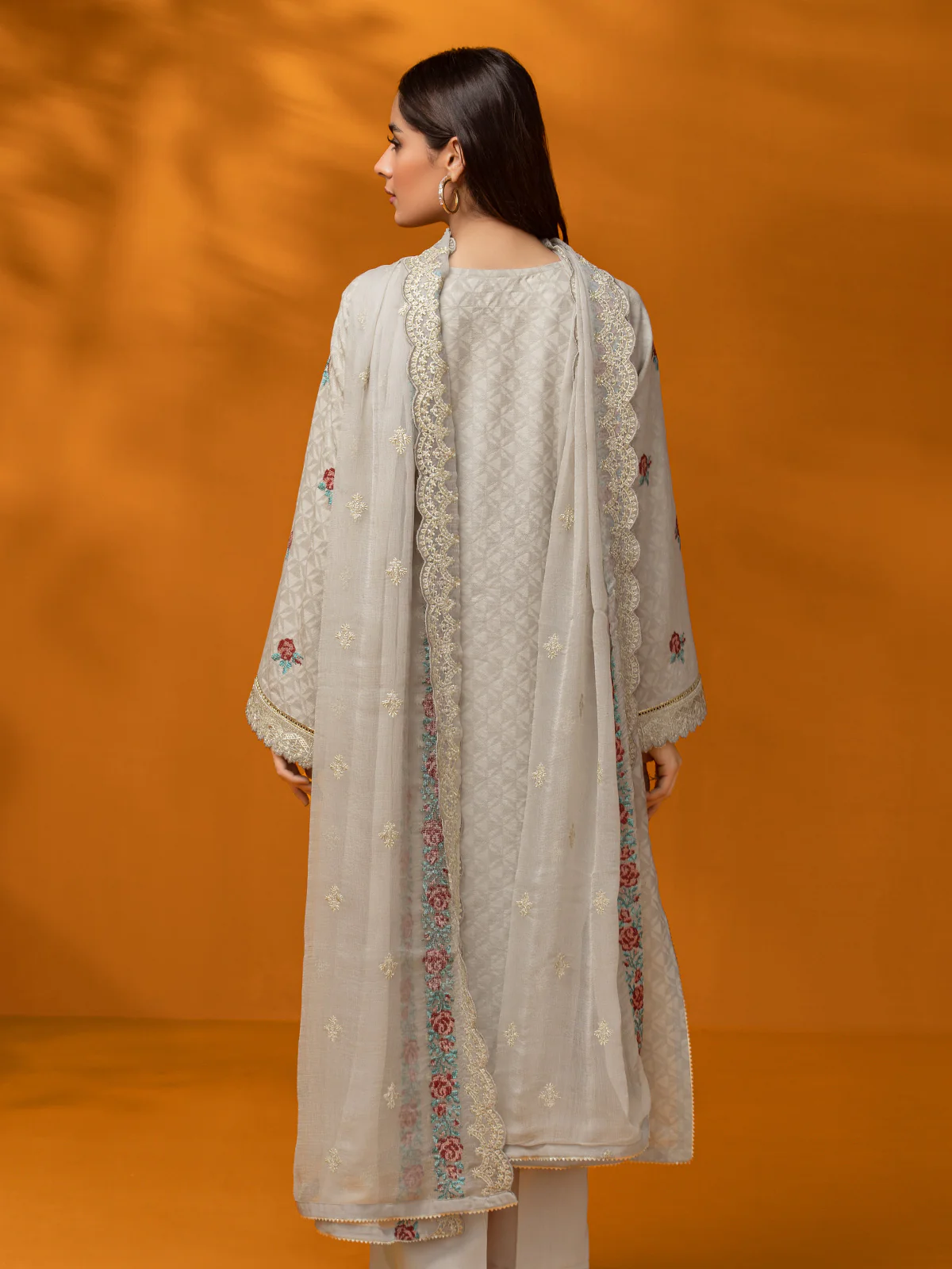 Embroidered Dobby Suit - EWU23V7-26625-3P - Image 6