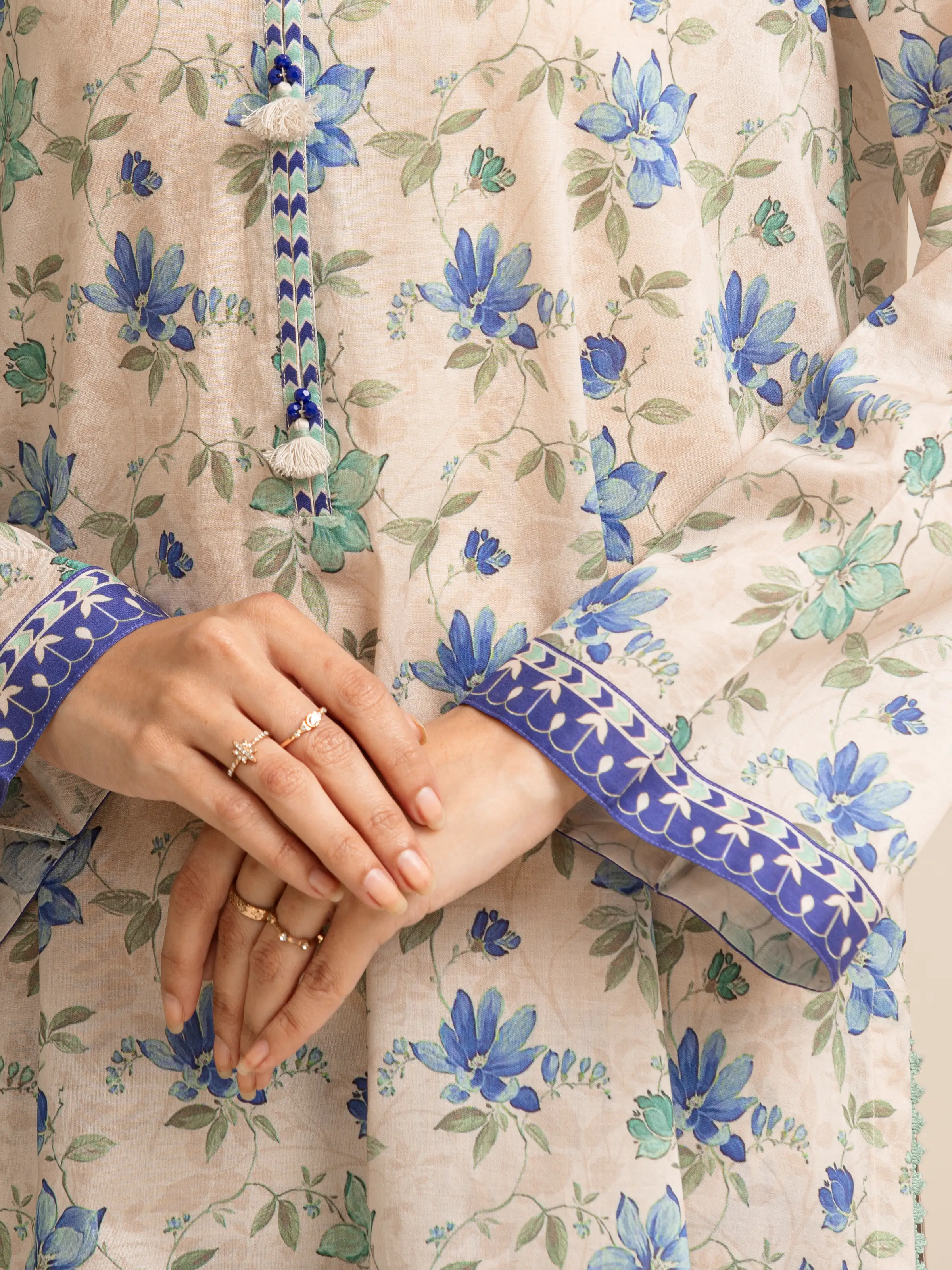 Printed Lawn Shirt Trouser - EWU5A1-35601ST - Image 5