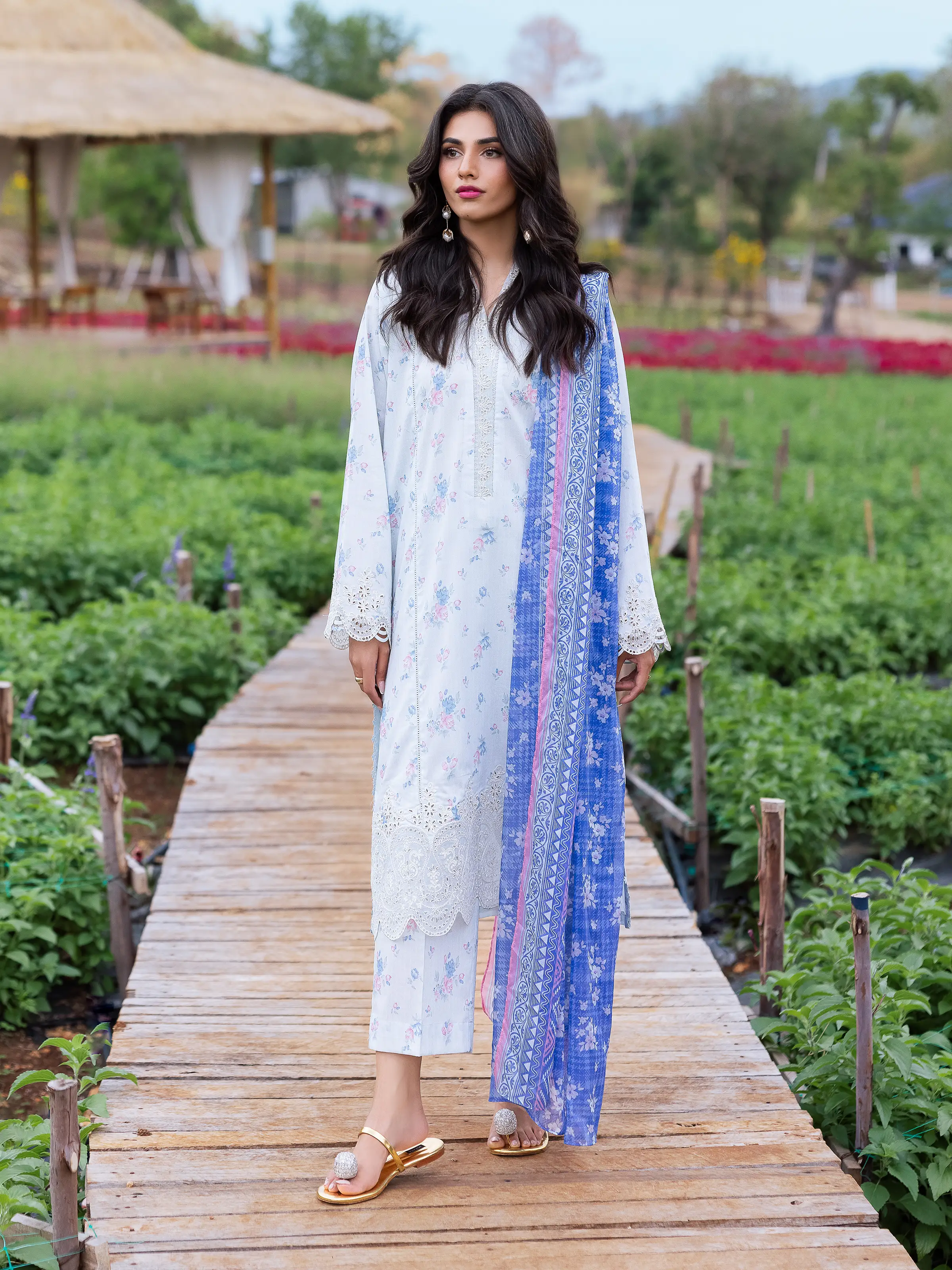 Embroidered Lawn Suit - EWU5V1-31449-3P