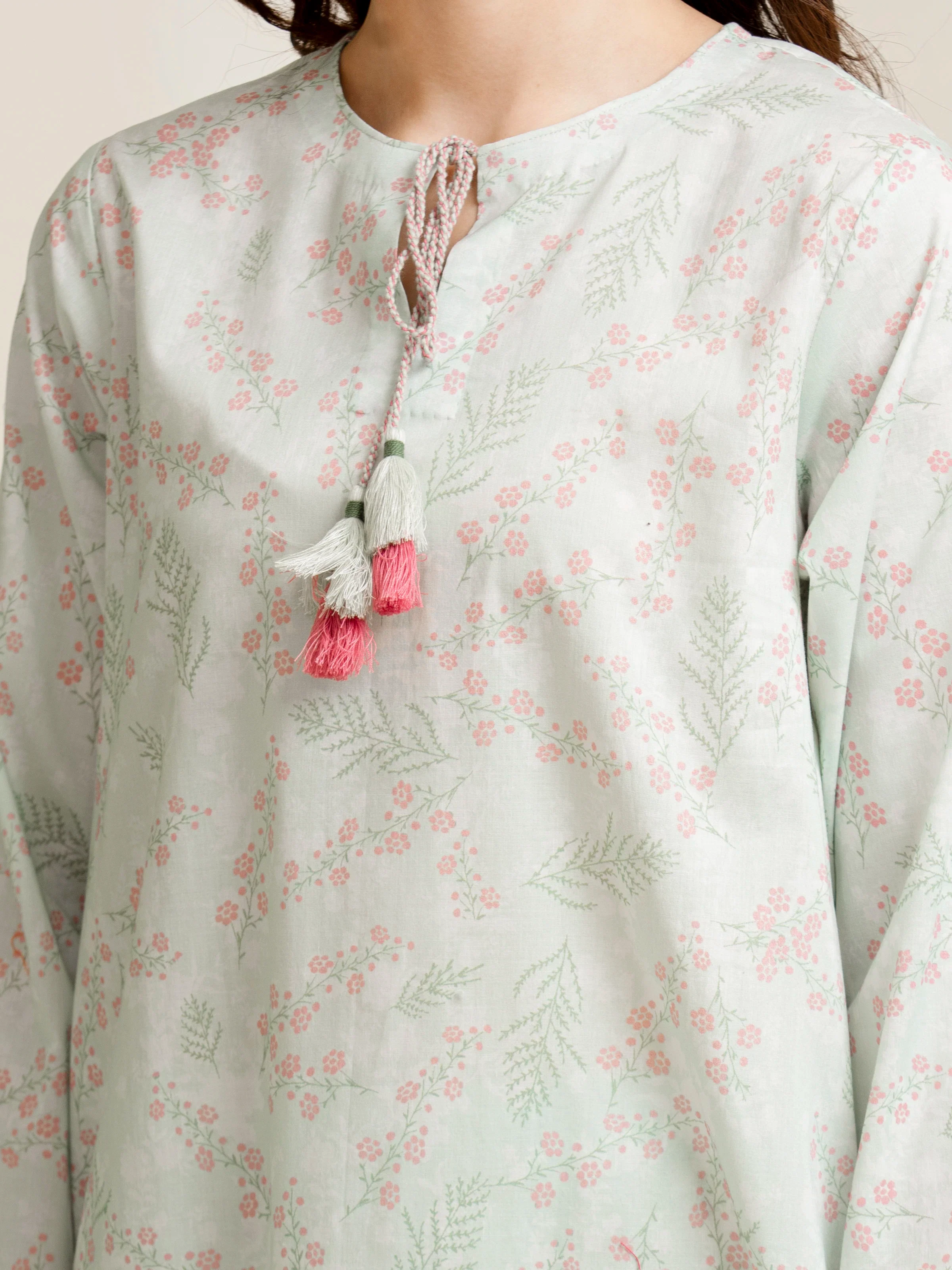 Printed Lawn Suit - EWU5A1-35165-3P - Image 5