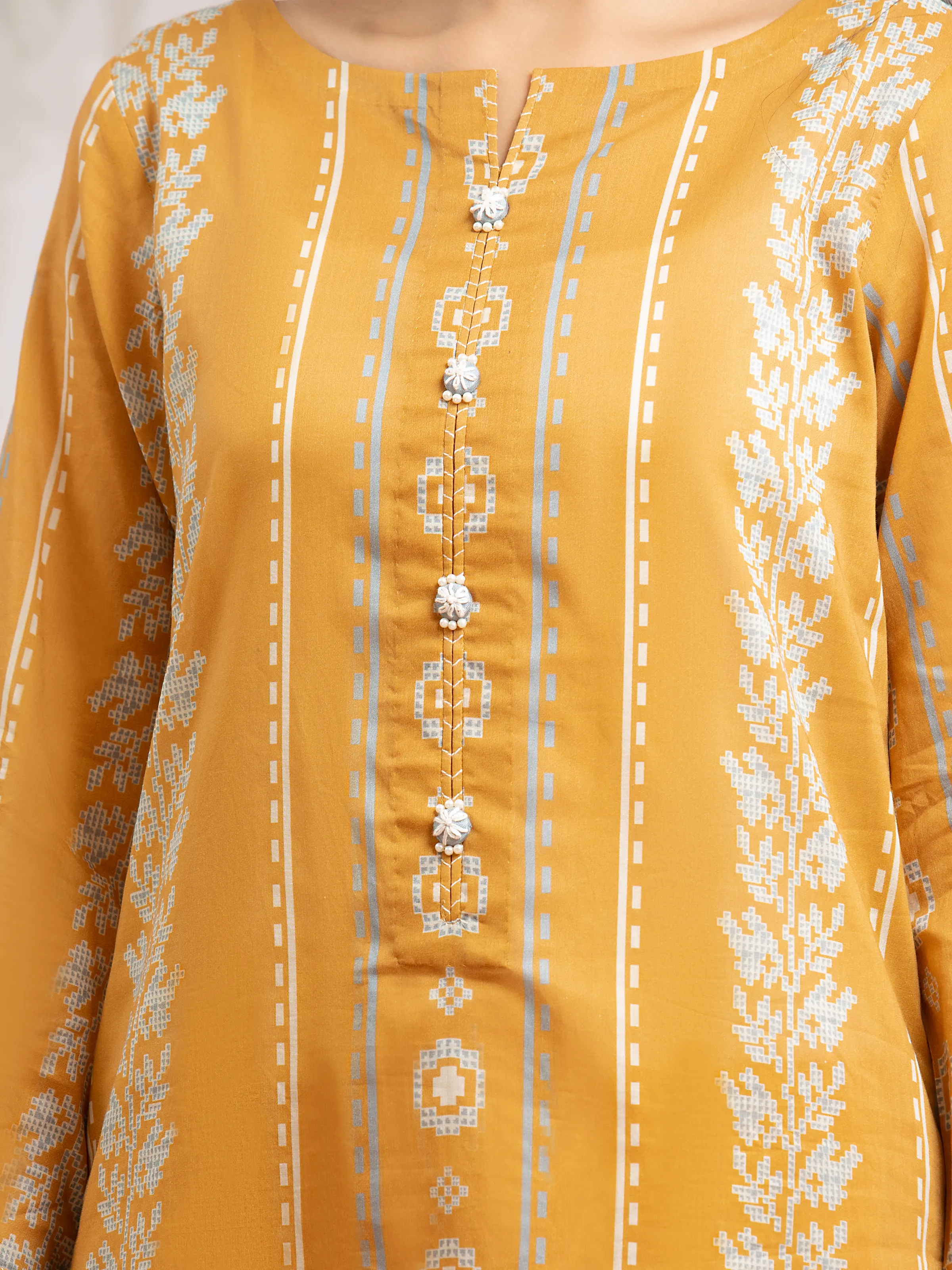 Printed Khaddar Suit - EWU24M2-172 - Image 5