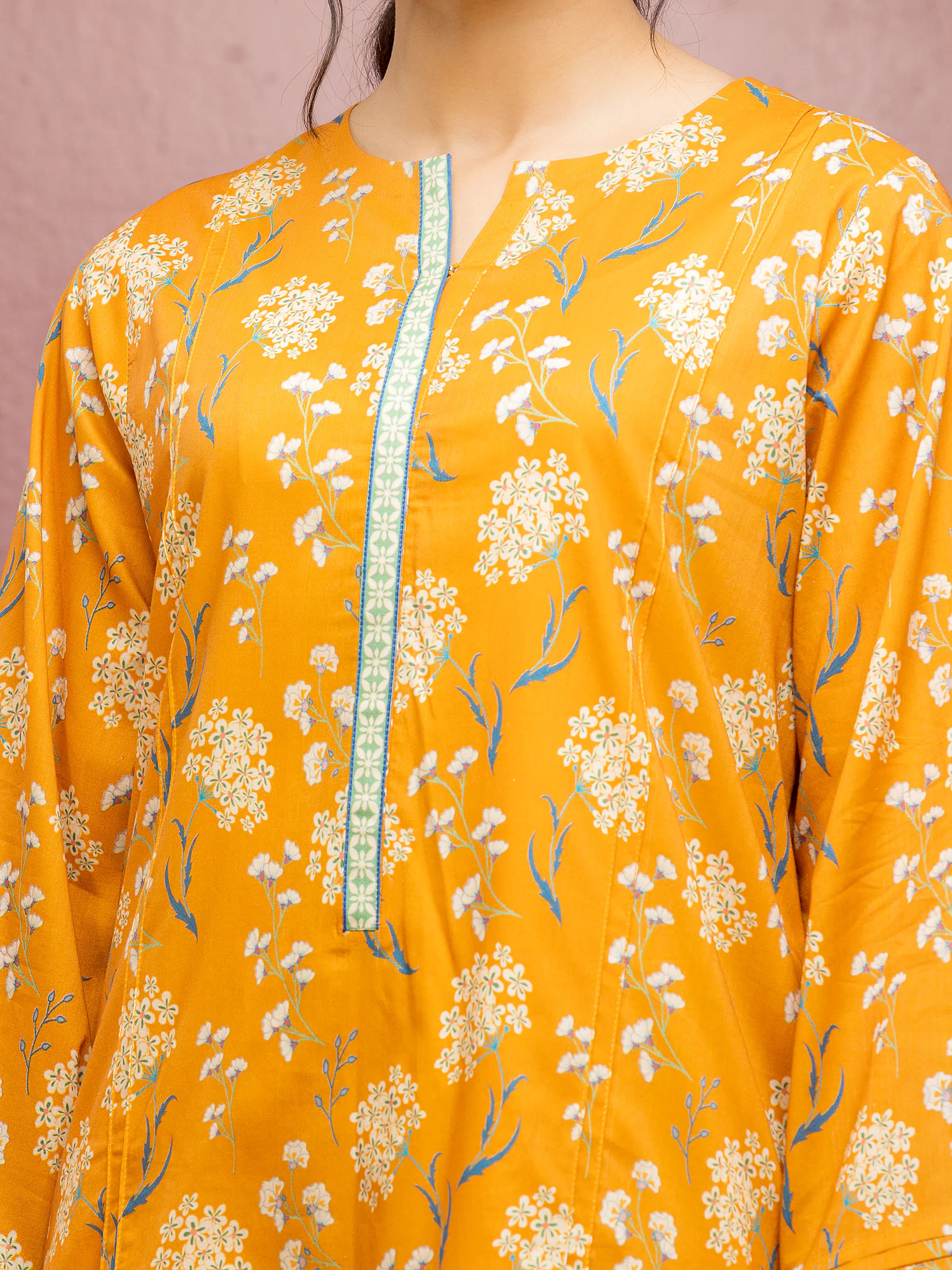 Printed Lawn Suit - EWU5A1-35080-3P - Image 5