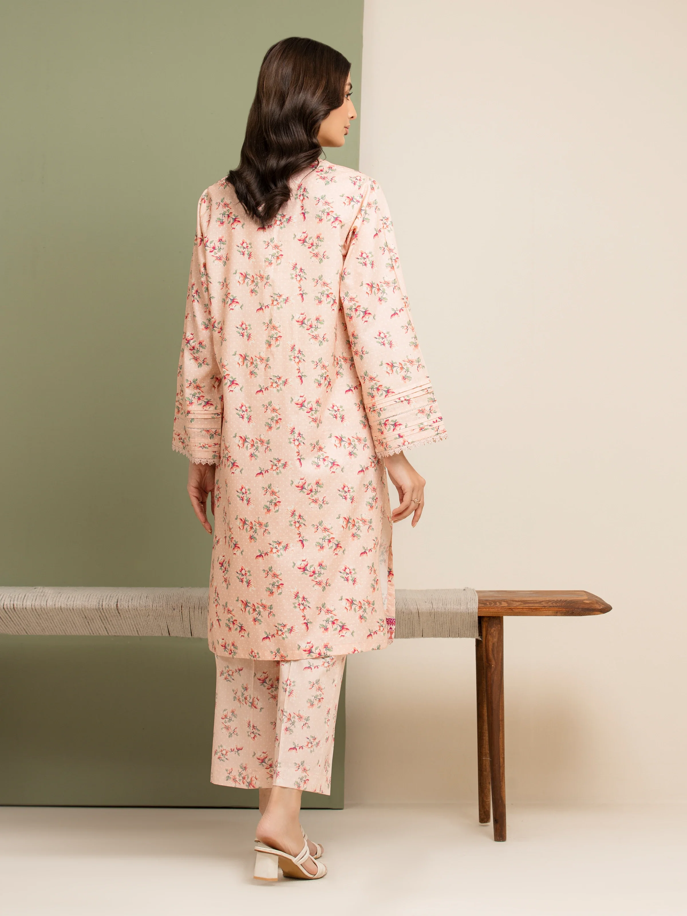 Printed Lawn Shirt Trouser - EWU5A1-35606ST - Image 2