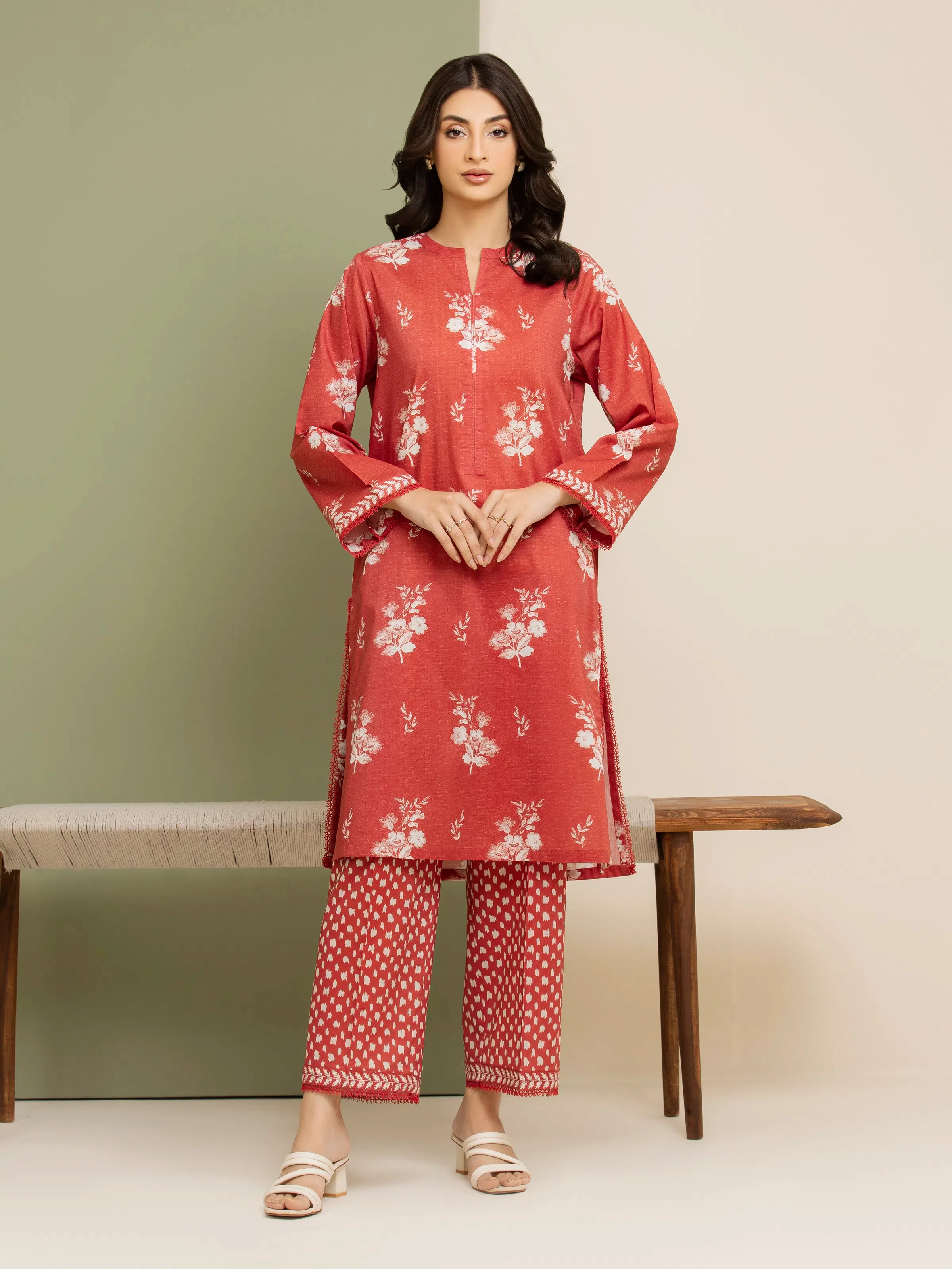 Printed Lawn Shirt Trouser - EWU5A1-35426ST