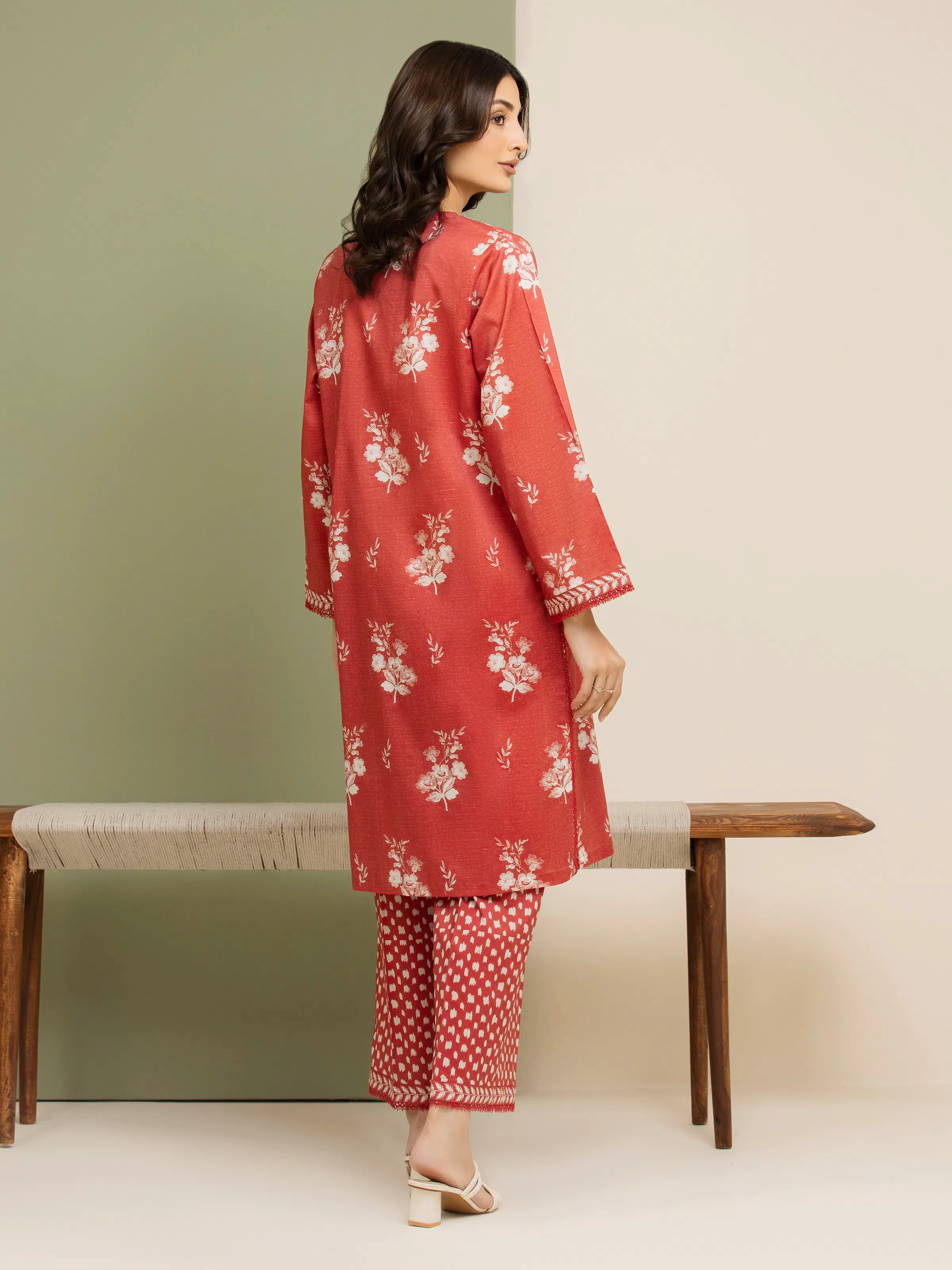 Printed Lawn Shirt Trouser - EWU5A1-35426ST - Image 2