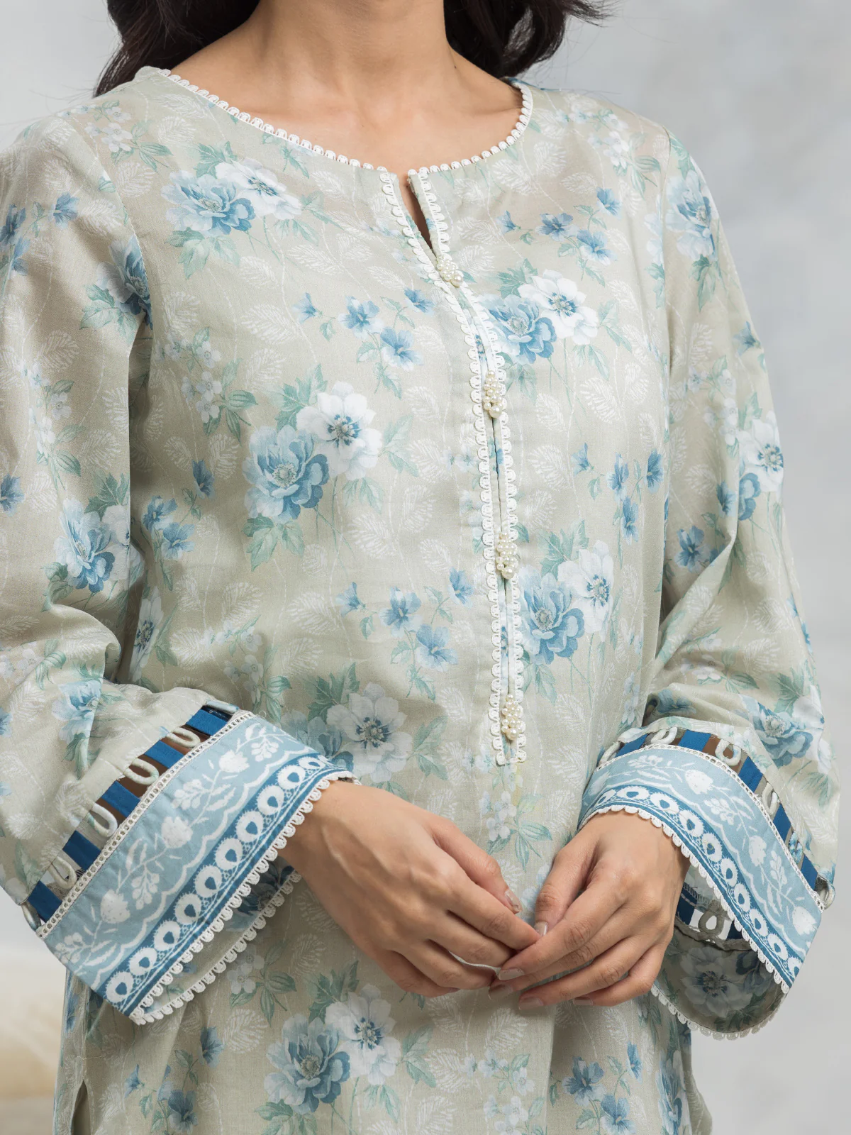 Printed Cambric Suit - EWU24A2-28239-3P - Image 2