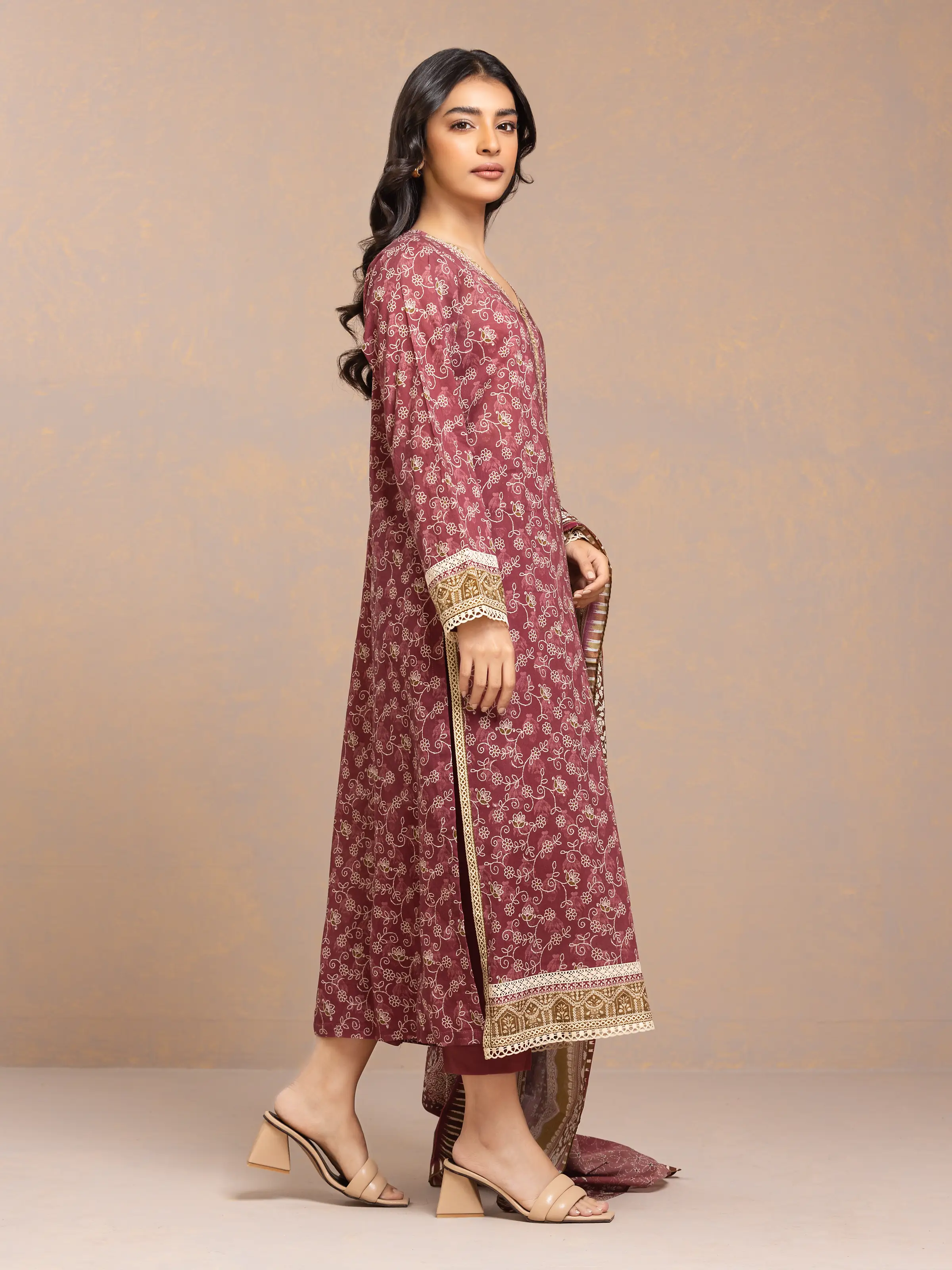 Printed Cambric Suit - EWU24A2-29508-3P - Image 2