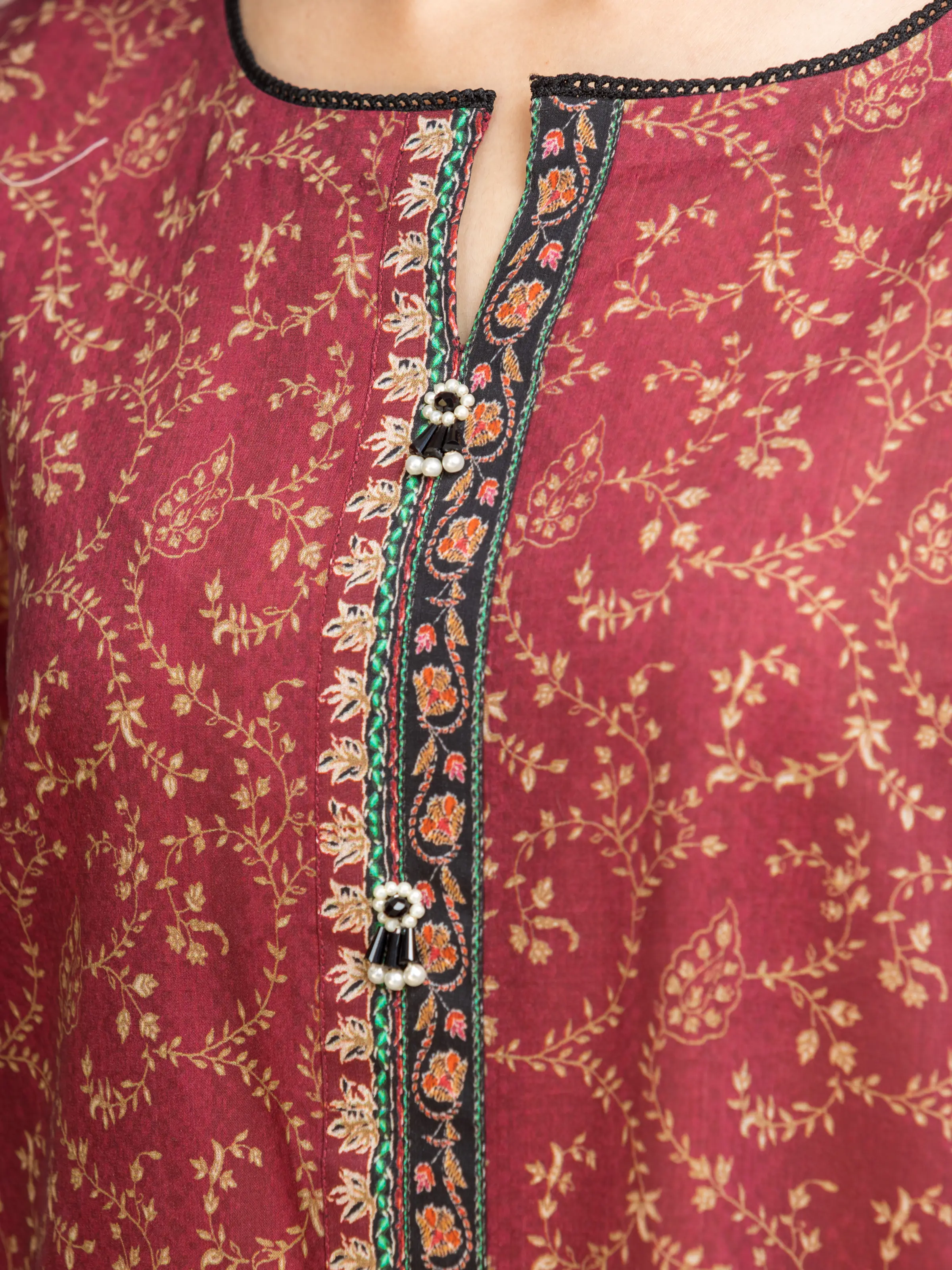 Printed Khaddar Suit - EWU24A3-27154-3P - Image 2