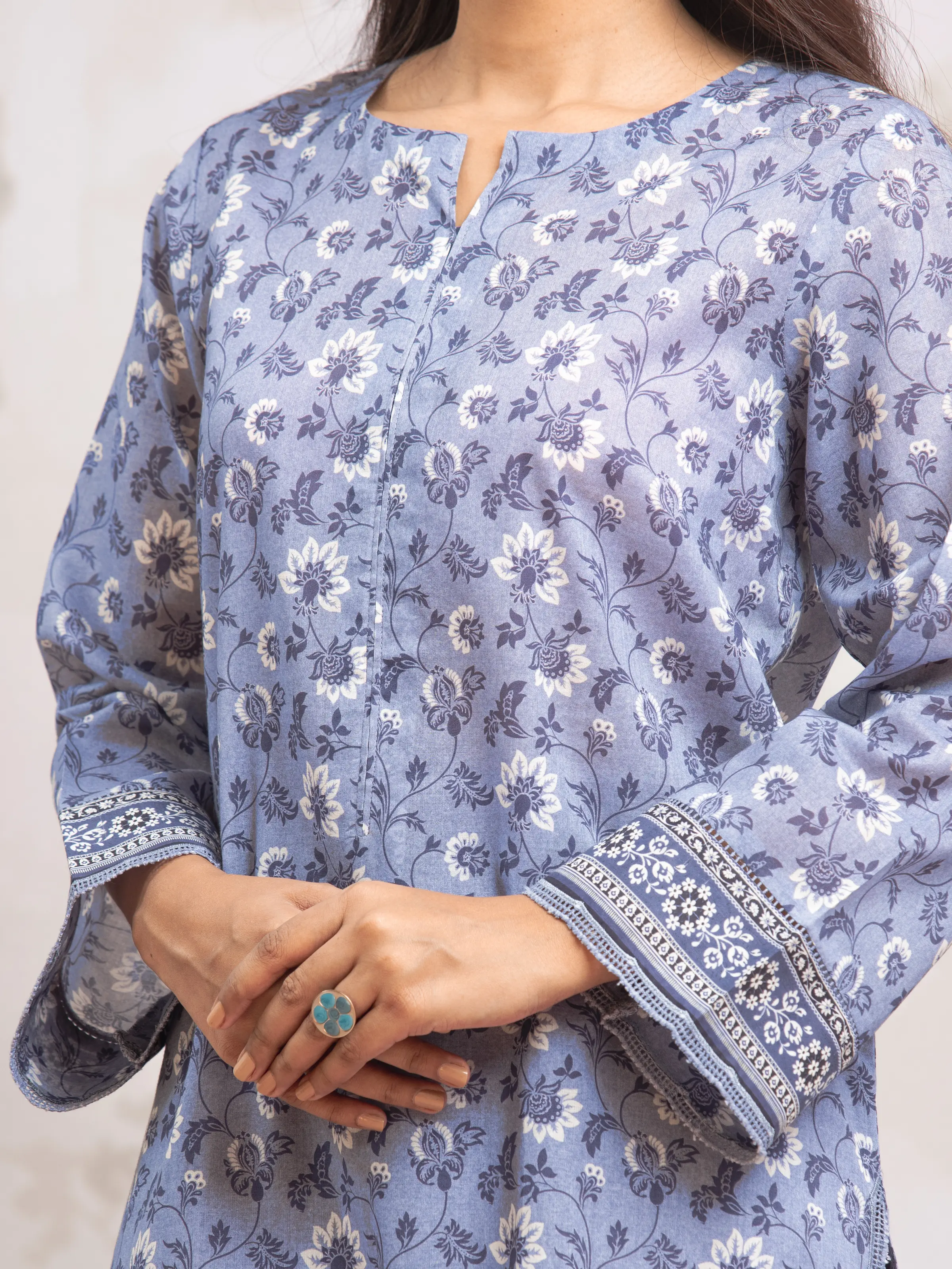 Printed Khaddar Suit - EWU24A3-29326-3P - Image 3