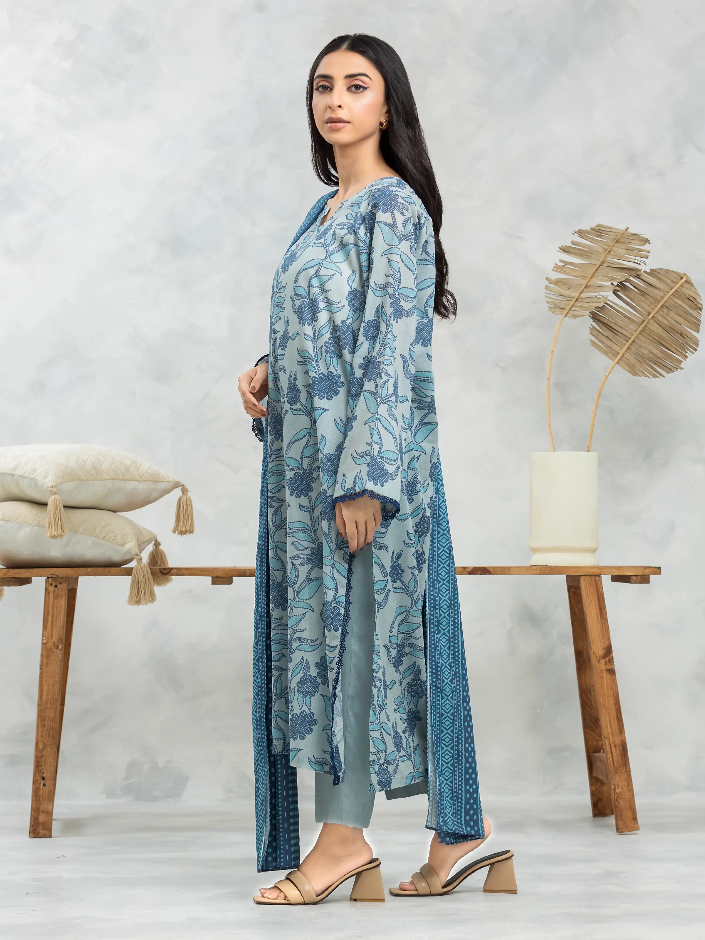 Printed Cambric Suit - EWU24A2-29262-3P - Image 2