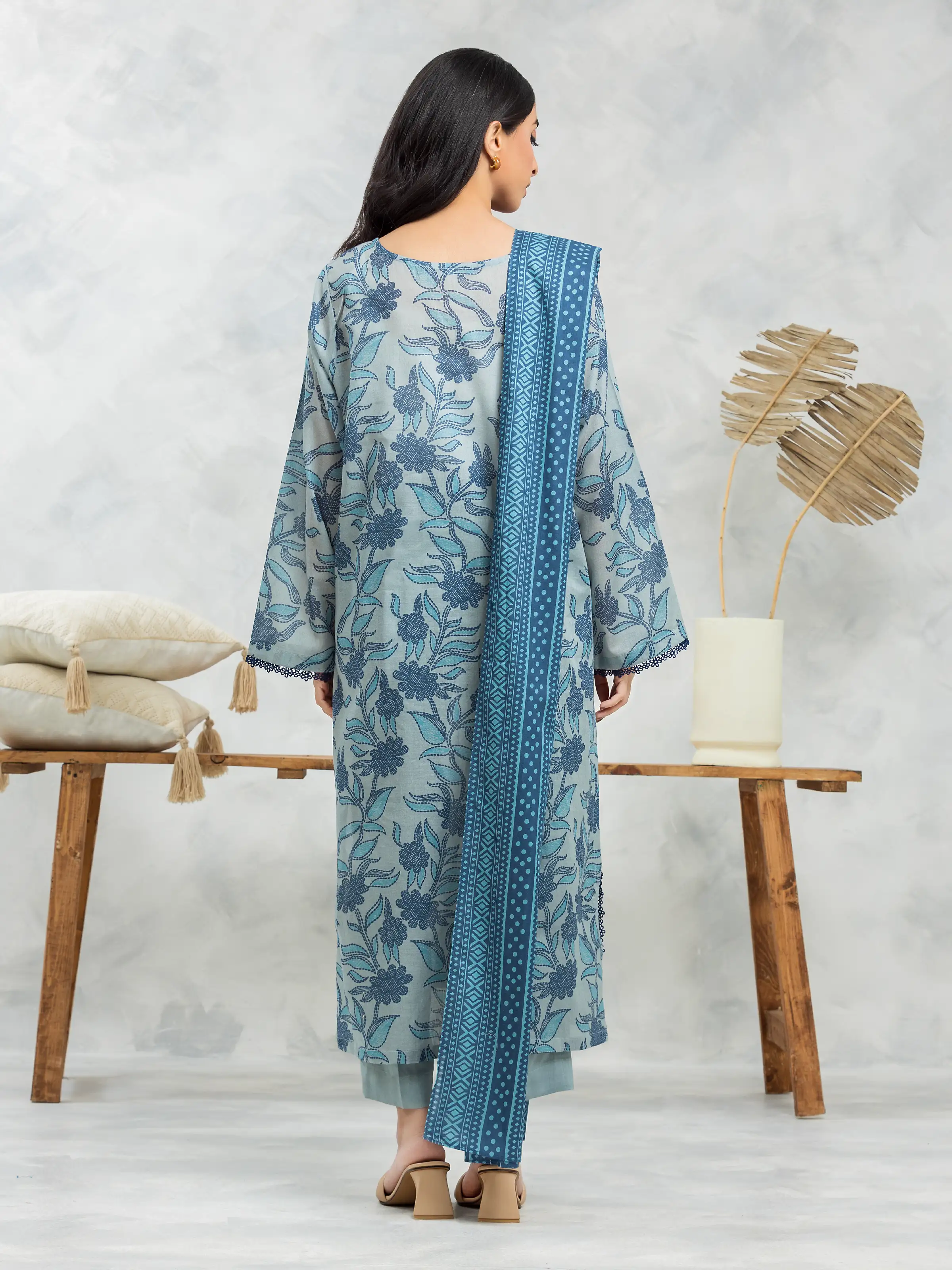 Printed Cambric Suit - EWU24A2-29262-3P - Image 3
