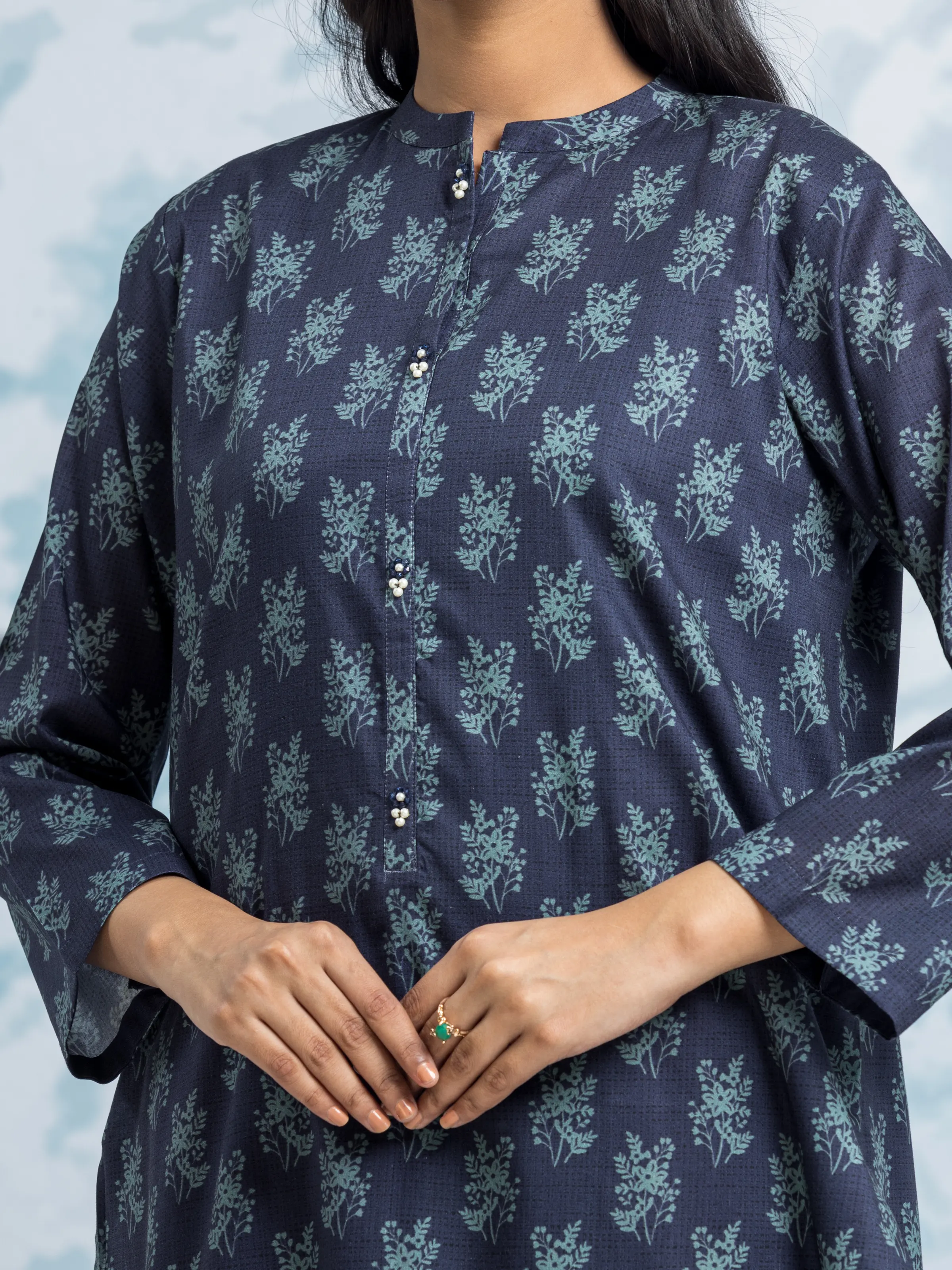 Printed Khaddar Suit - EWU24A3-29710-3P - Image 3