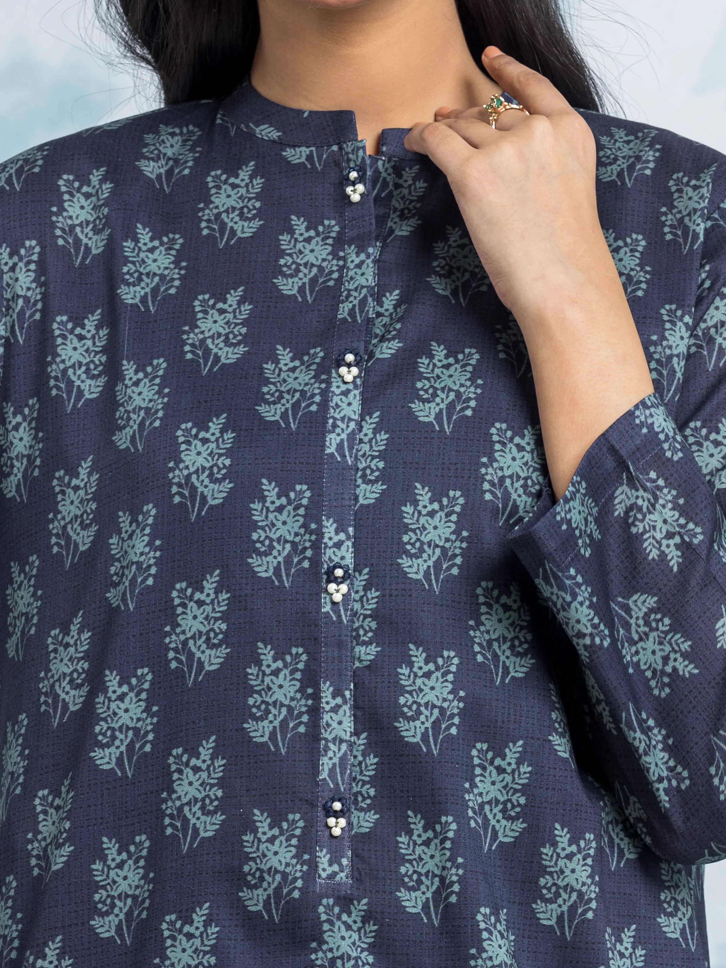Printed Khaddar Suit - EWU24A3-29710-3P - Image 4