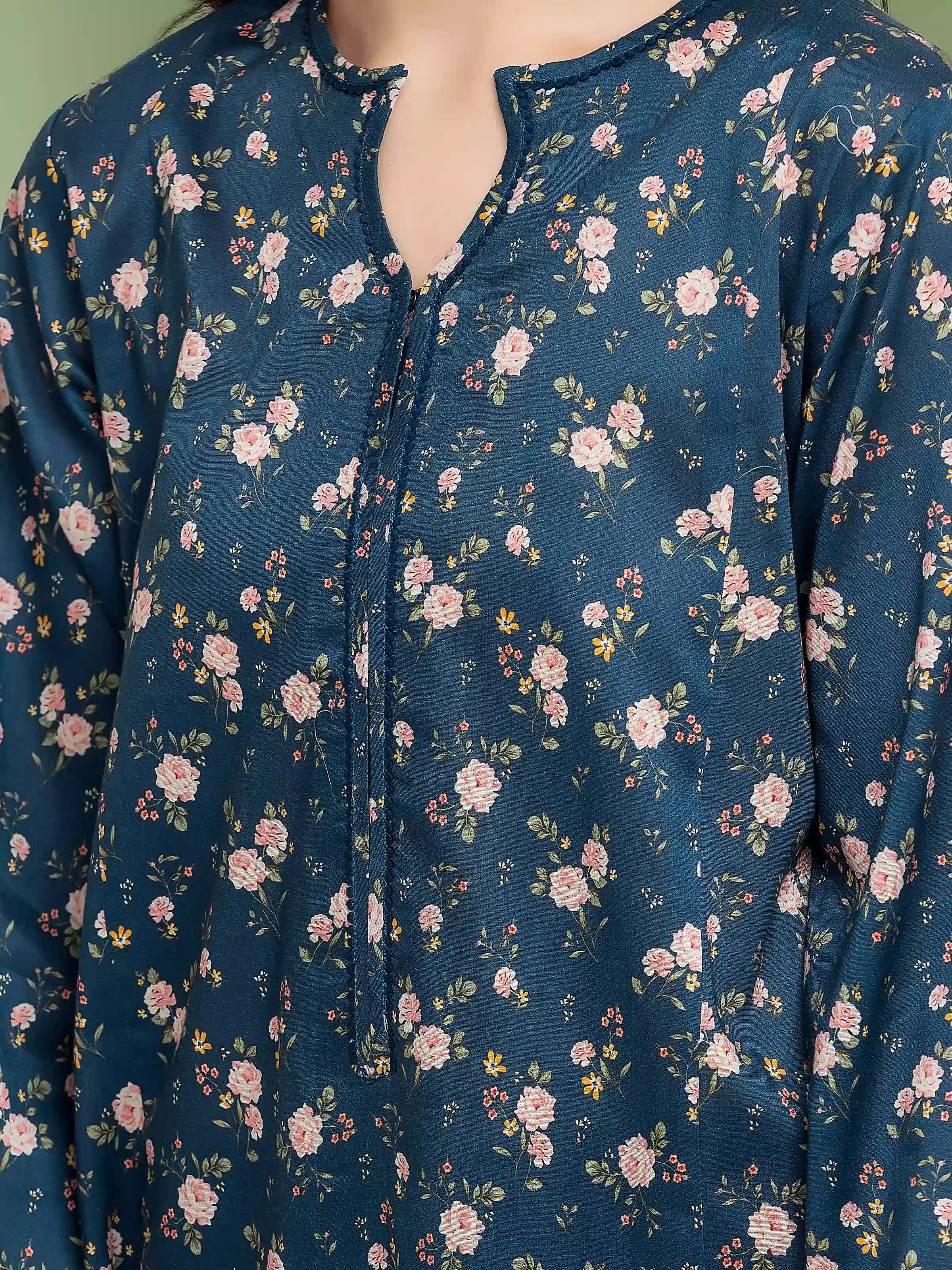 Printed Lawn Shirt Trouser - EWU5A1-35679ST - Image 4