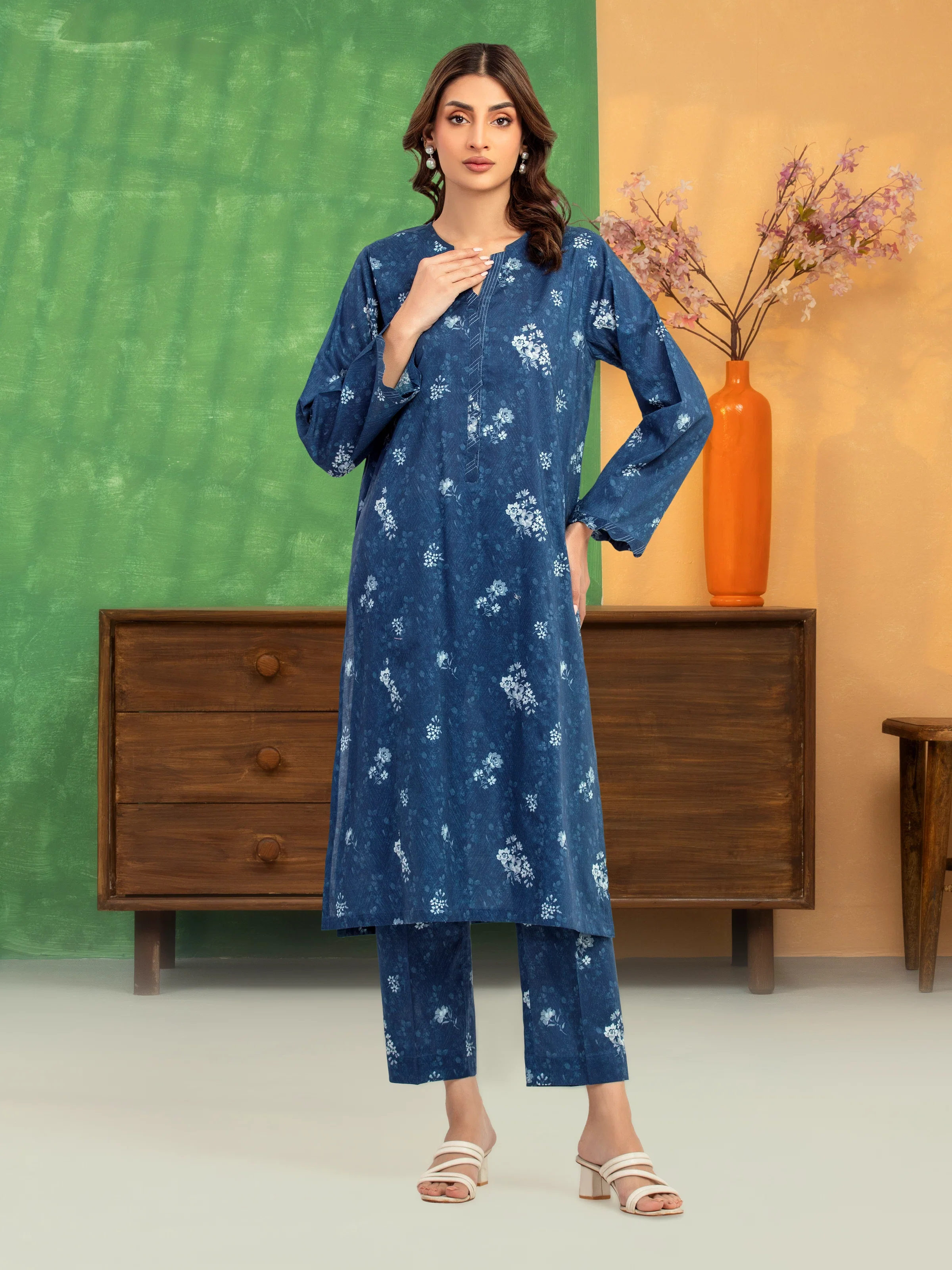 Printed Lawn Shirt Trouser - EWU5A1-35693ST