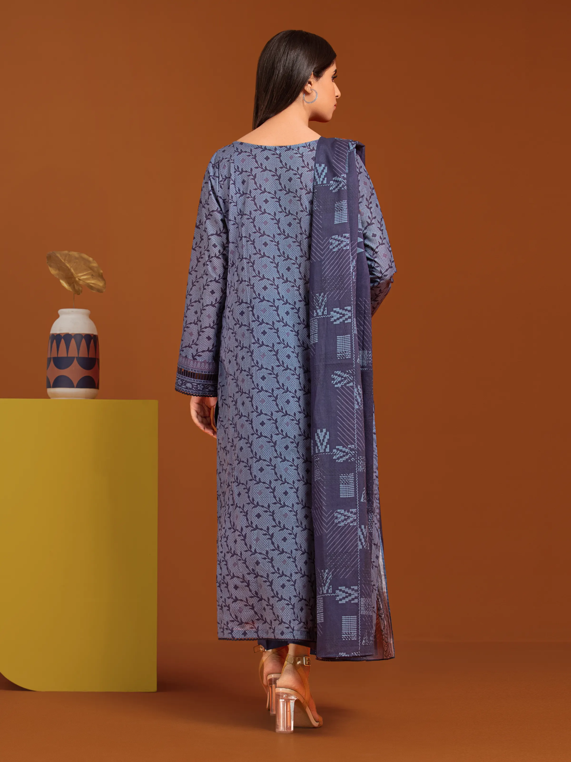 Printed Cambric Suit - EWU24A2-27123-3P - Image 3