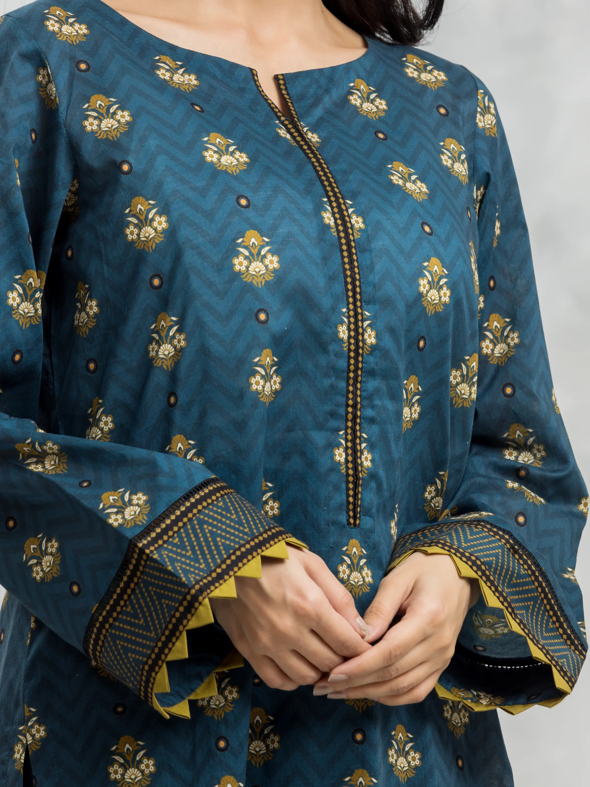 Printed Cambric Suit - EWU24A2-28097-3P - Image 5