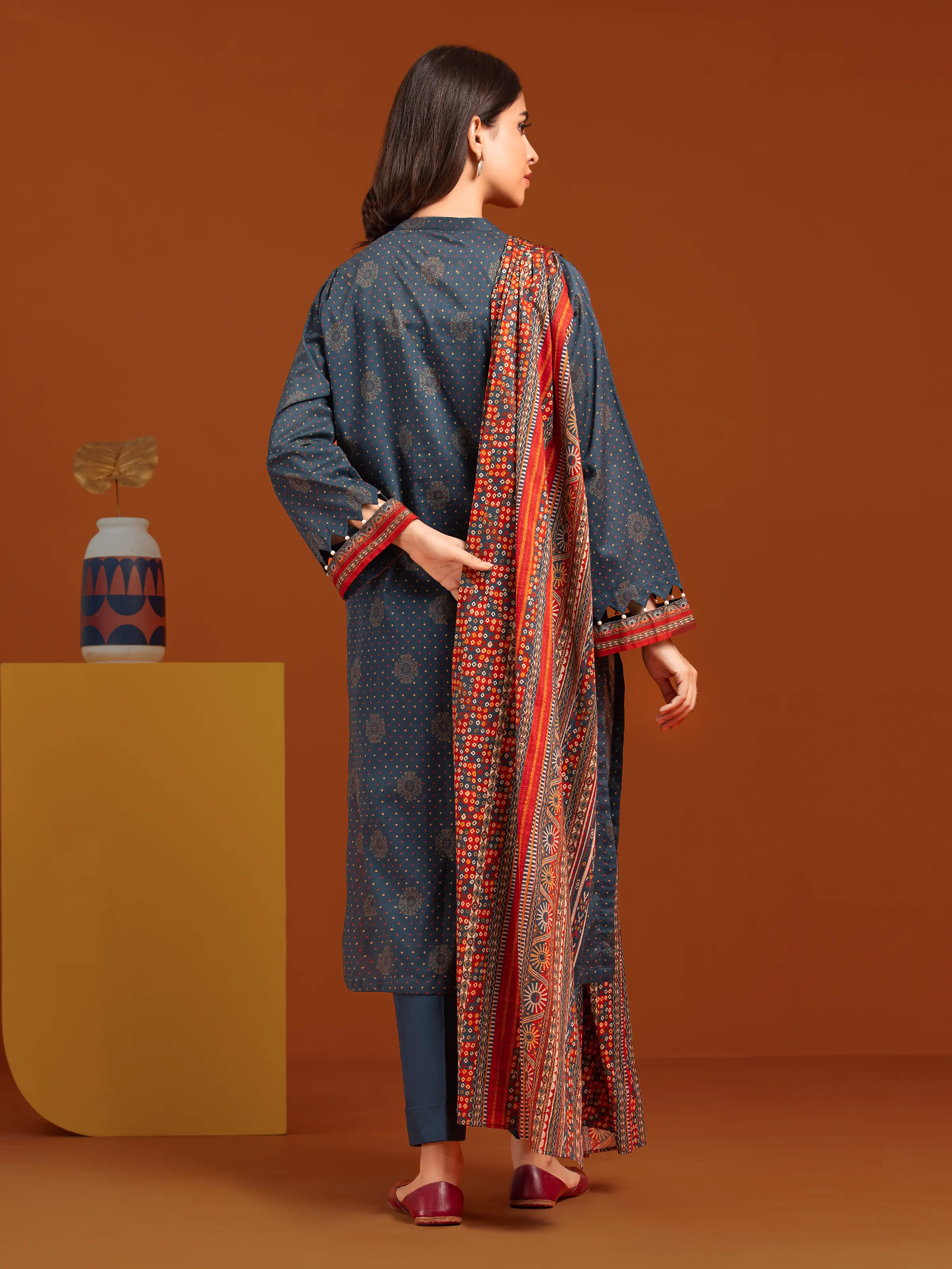 Printed Khaddar Suit - EWU24A3-27000-3P - Image 2