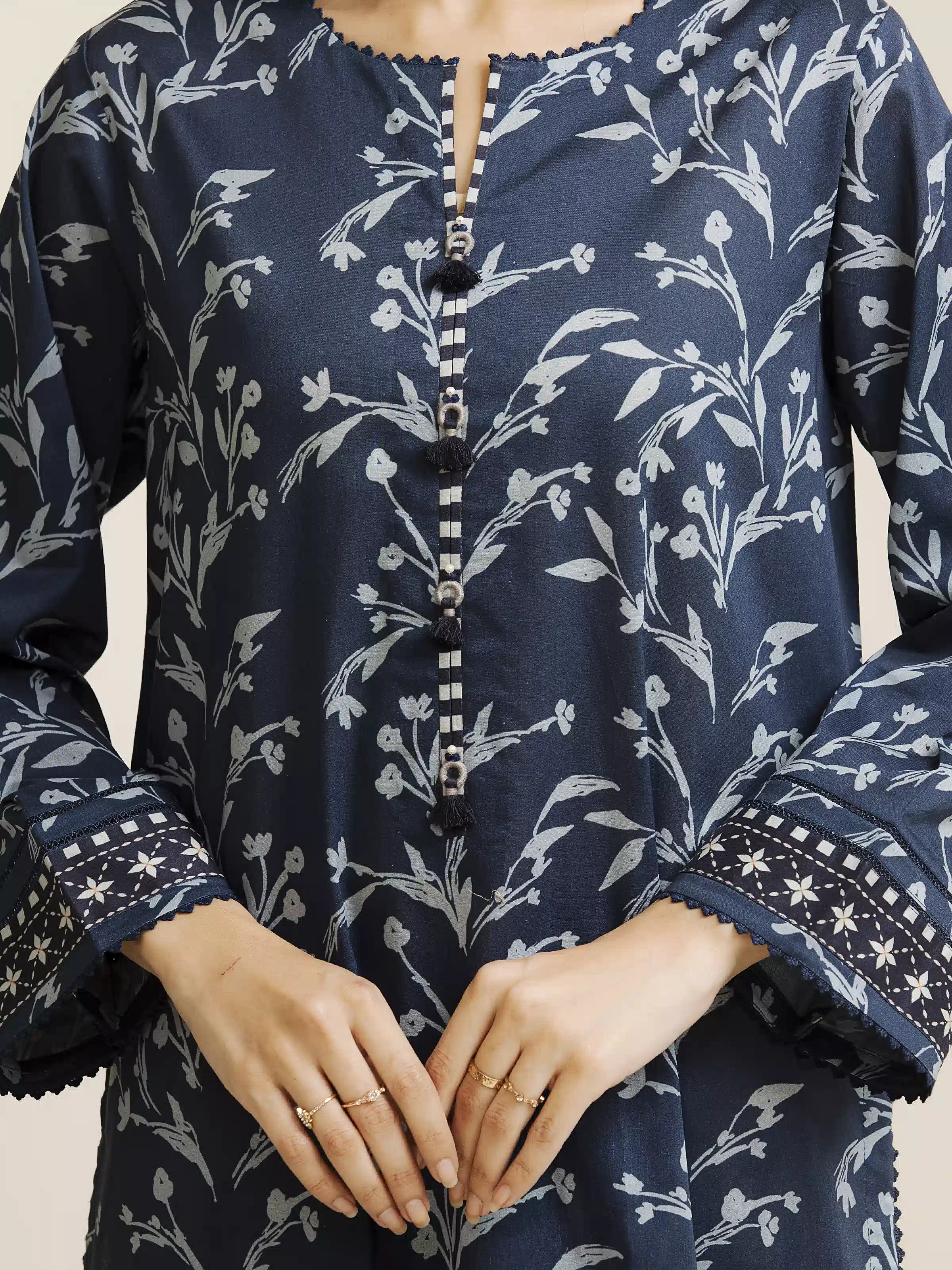 Printed Lawn Shirt Trouser - EWU5A1-35425ST - Image 4