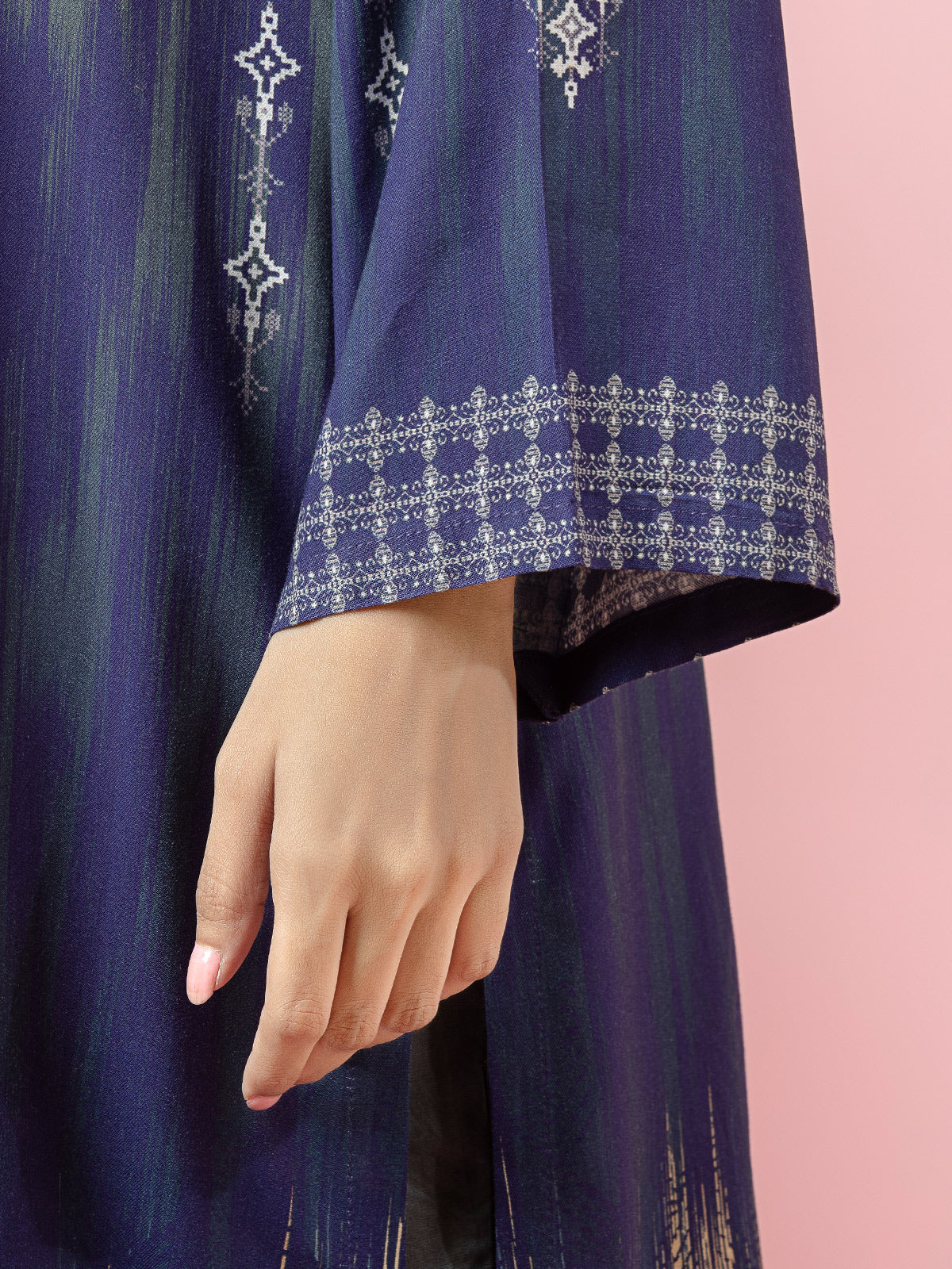 Printed Viscose Suit - EWU22A4-24024XXL - Image 7