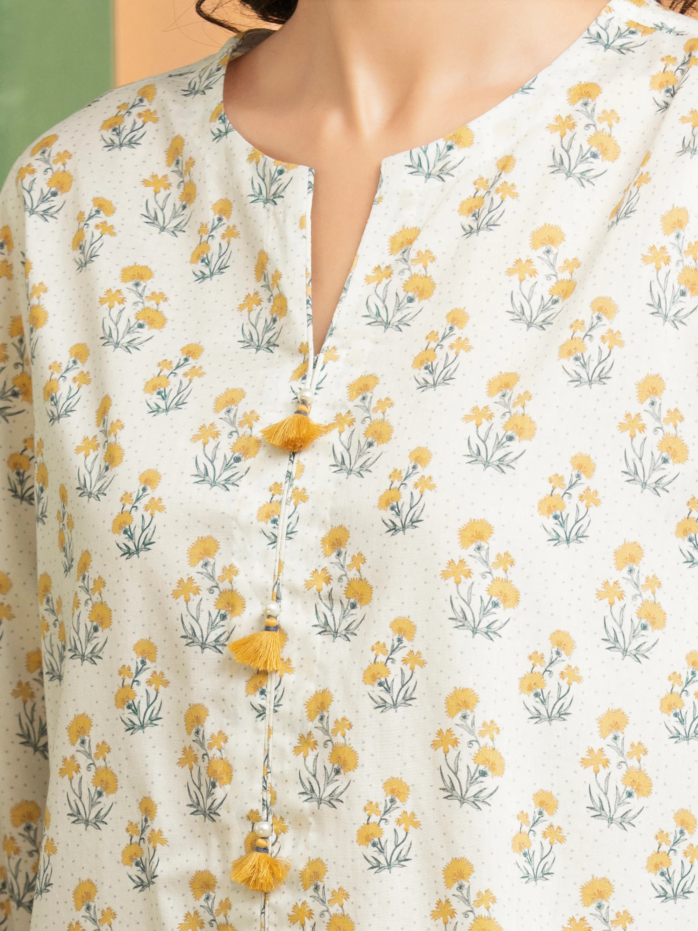 Printed Lawn Suit - EWU6A1-36513-3P - Image 4