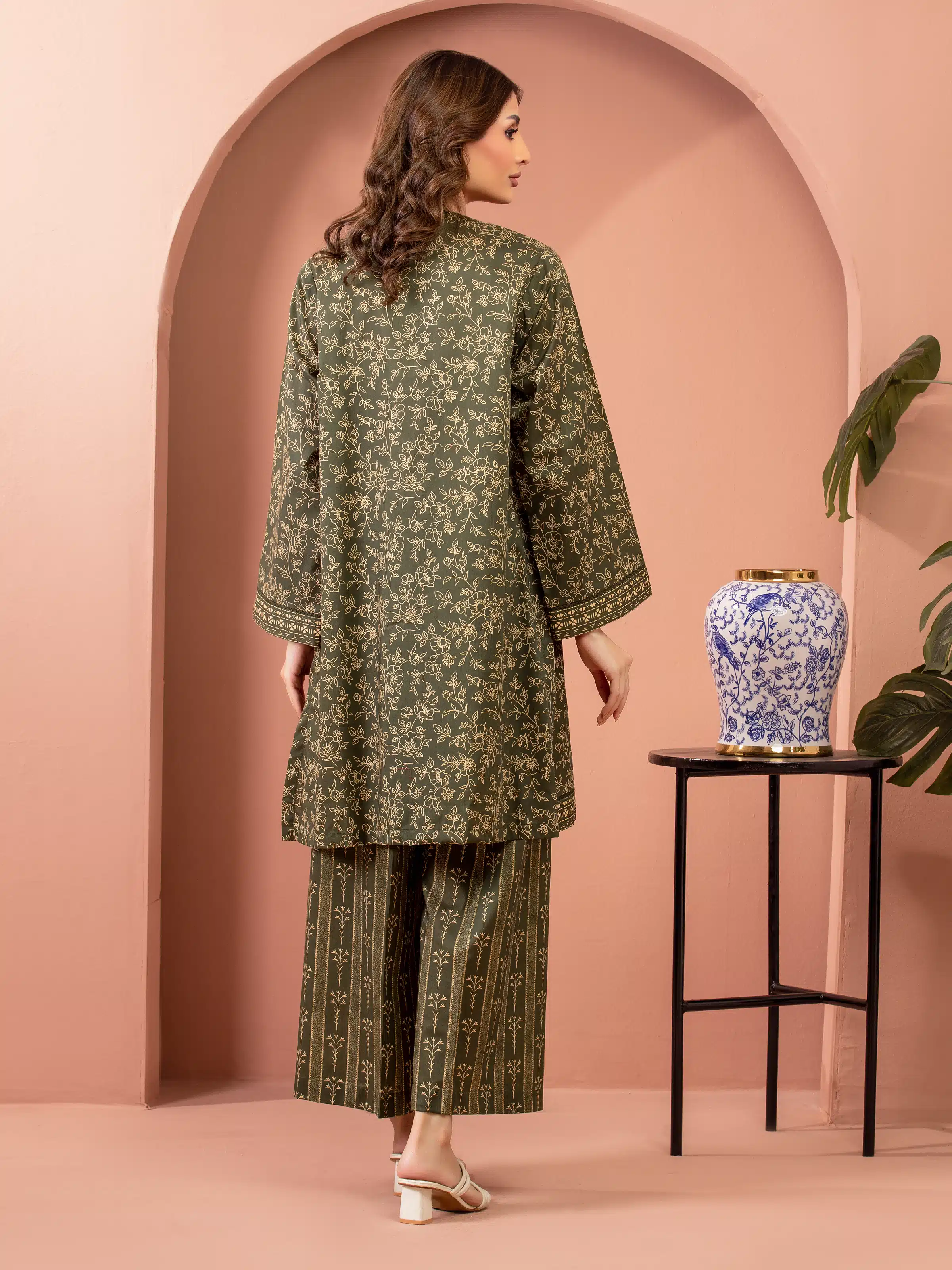 Printed Lawn Shirt Trouser - EWU5A1-35440ST - Image 2