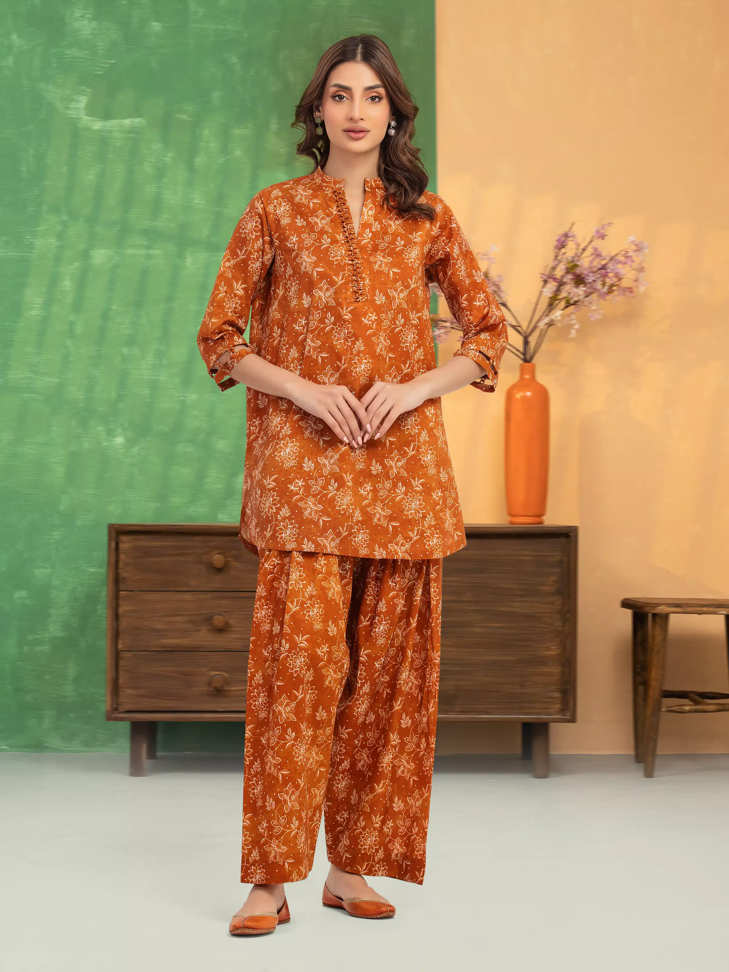 Printed Lawn Shirt Trouser - EWU5A1-35696ST