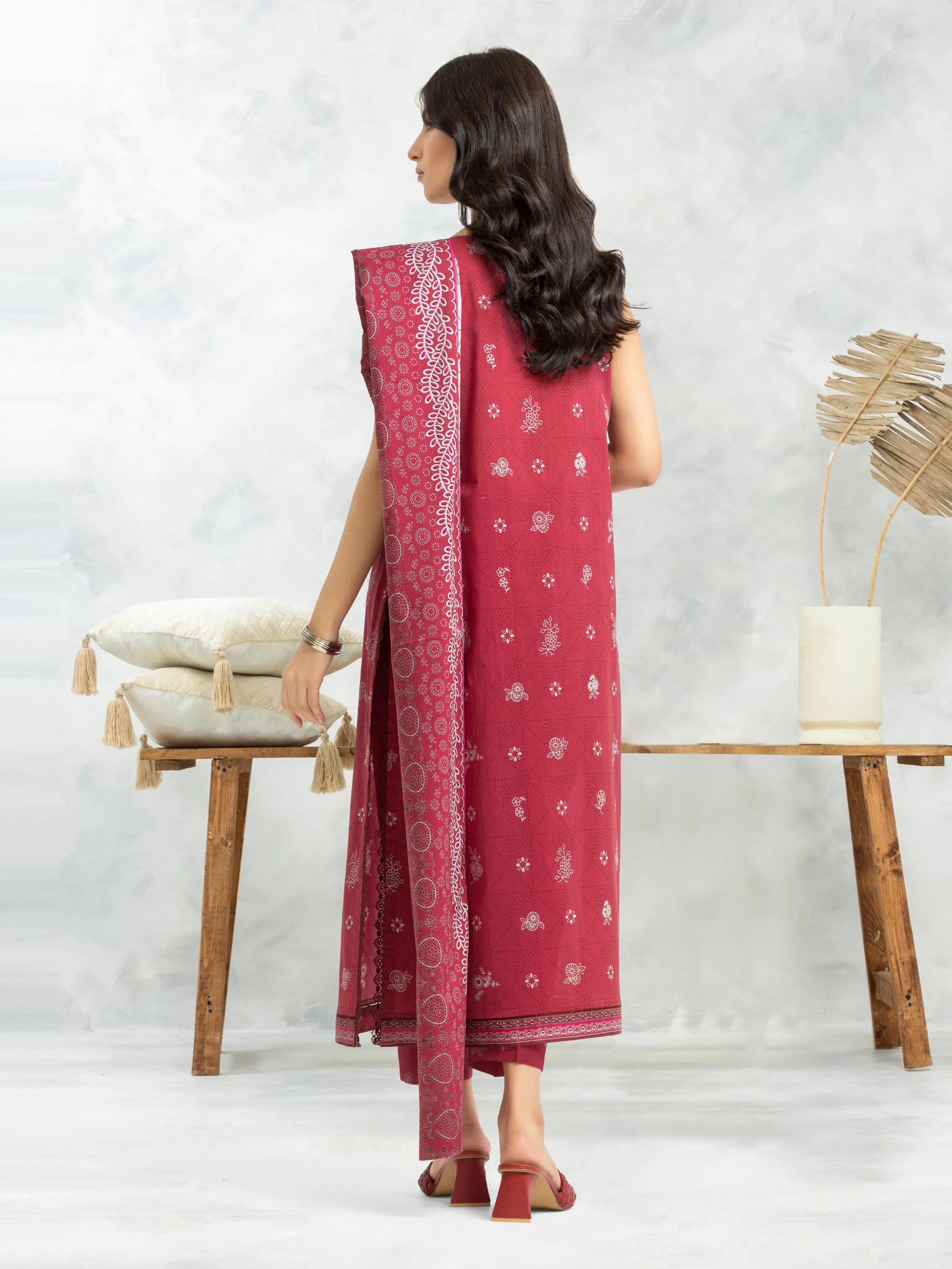Printed Cambric Suit - EWU24A2-28220-3P - Image 2