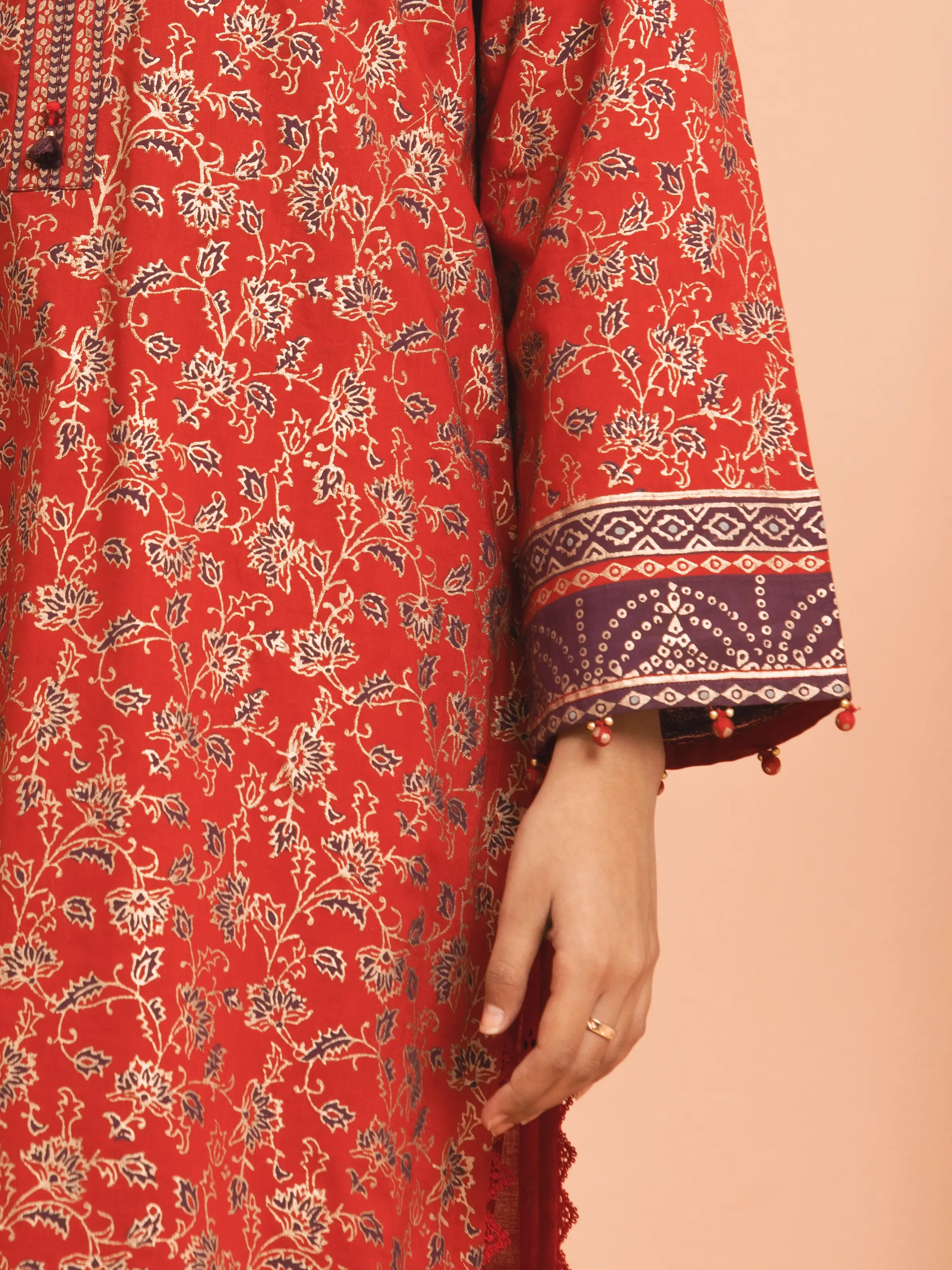 Printed Cambric Shirt - EWU5M1-004S - Image 3