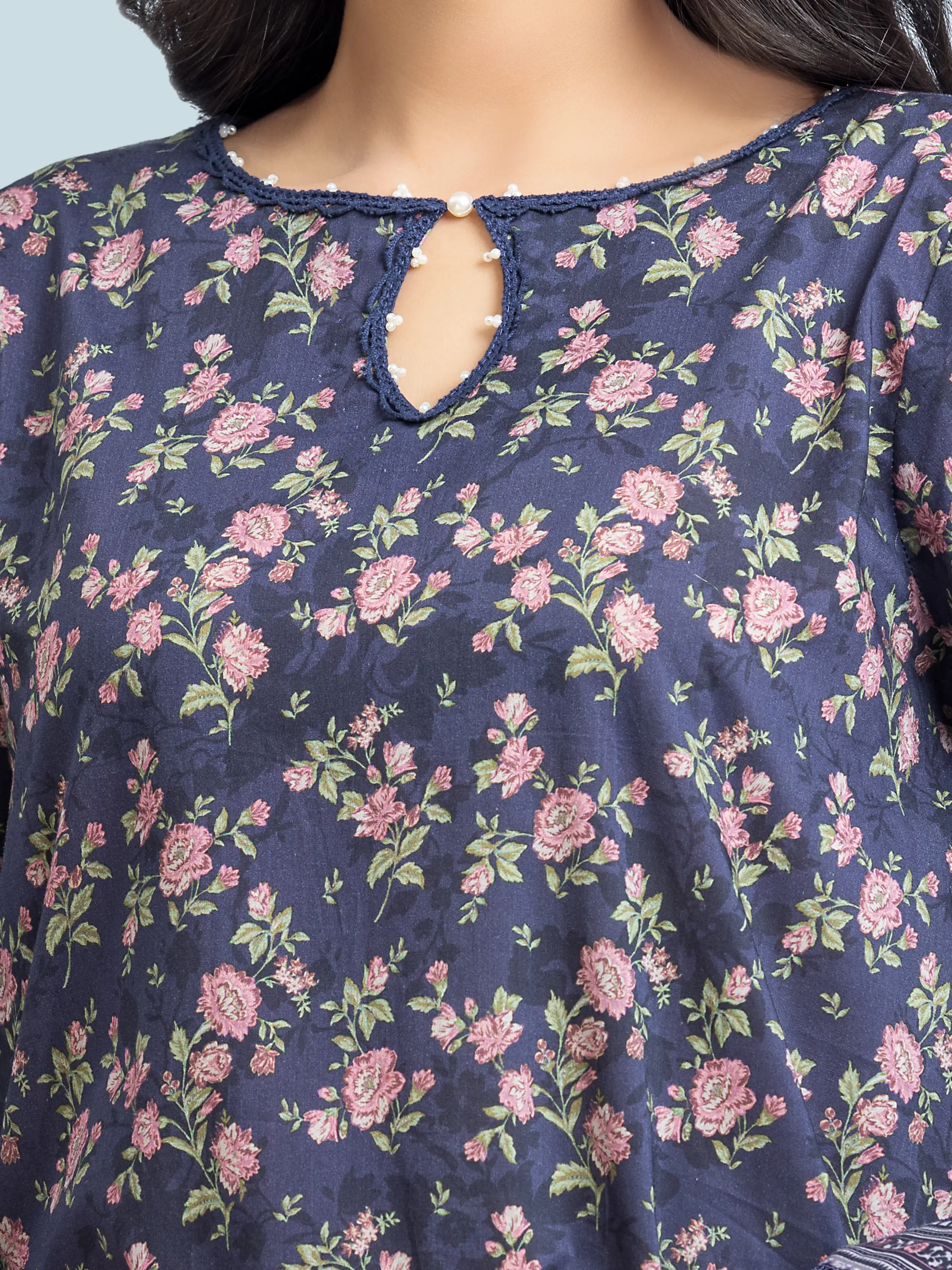 Printed Khaddar Shirt Trouser - EWU24A3-29650ST - Image 4