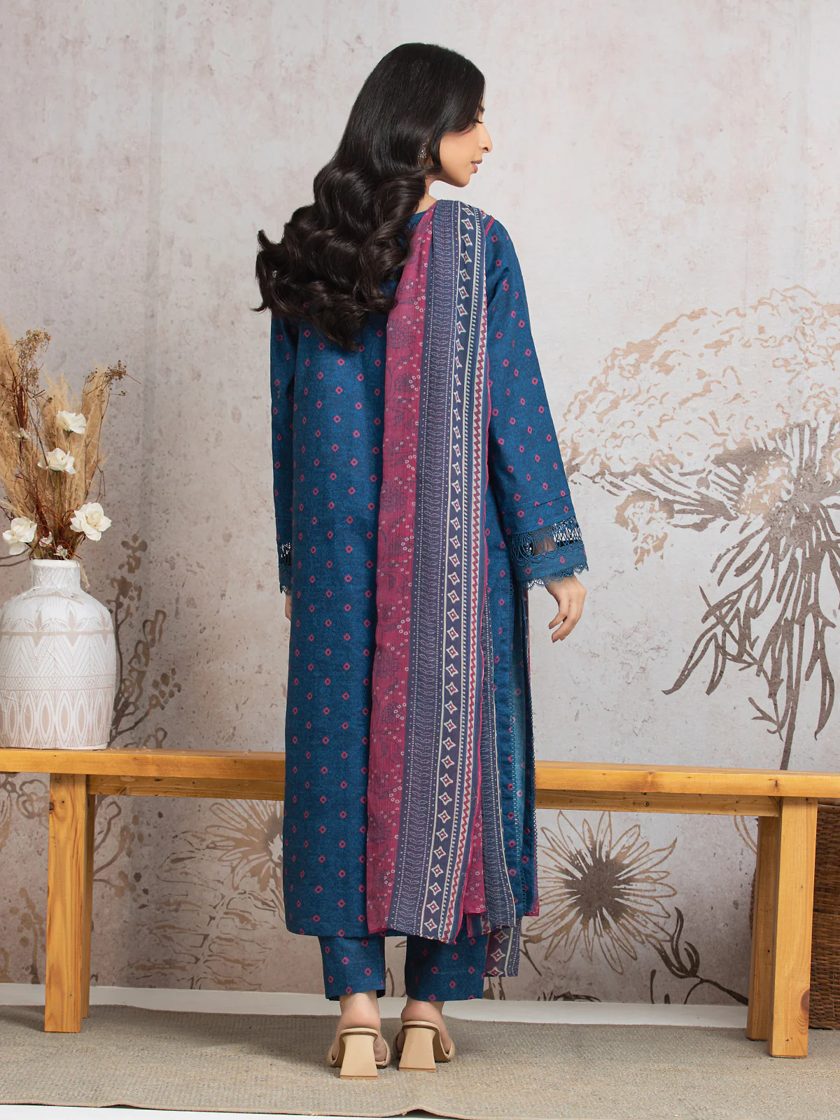 Printed Cambric Suit - EWU24M2-005 - Image 3