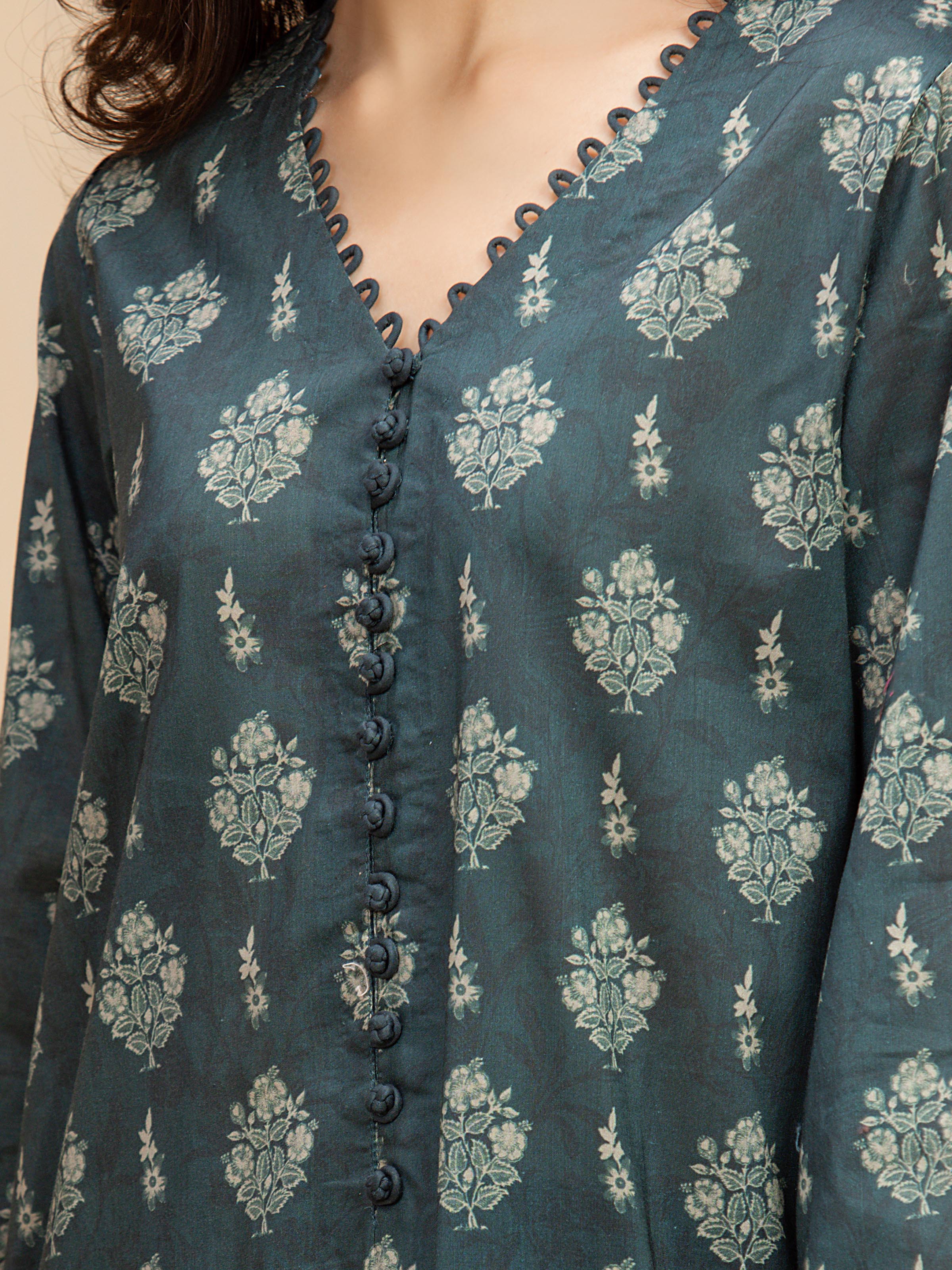 Printed Khaddar Shirt Trouser - EWU5A3-36120ST - Image 3