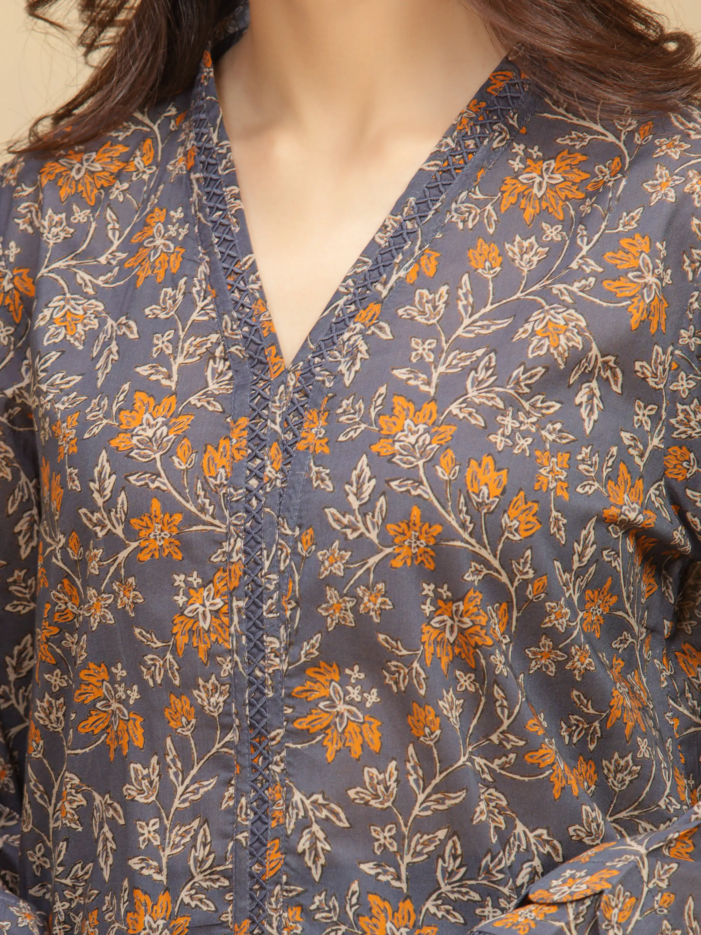 Printed Khaddar Suit - EWU5M3-019-3P - Image 4