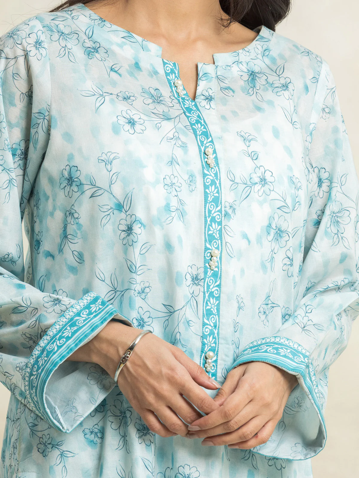 Printed Lawn Suit - EWU24A1-29033-3P - Image 3