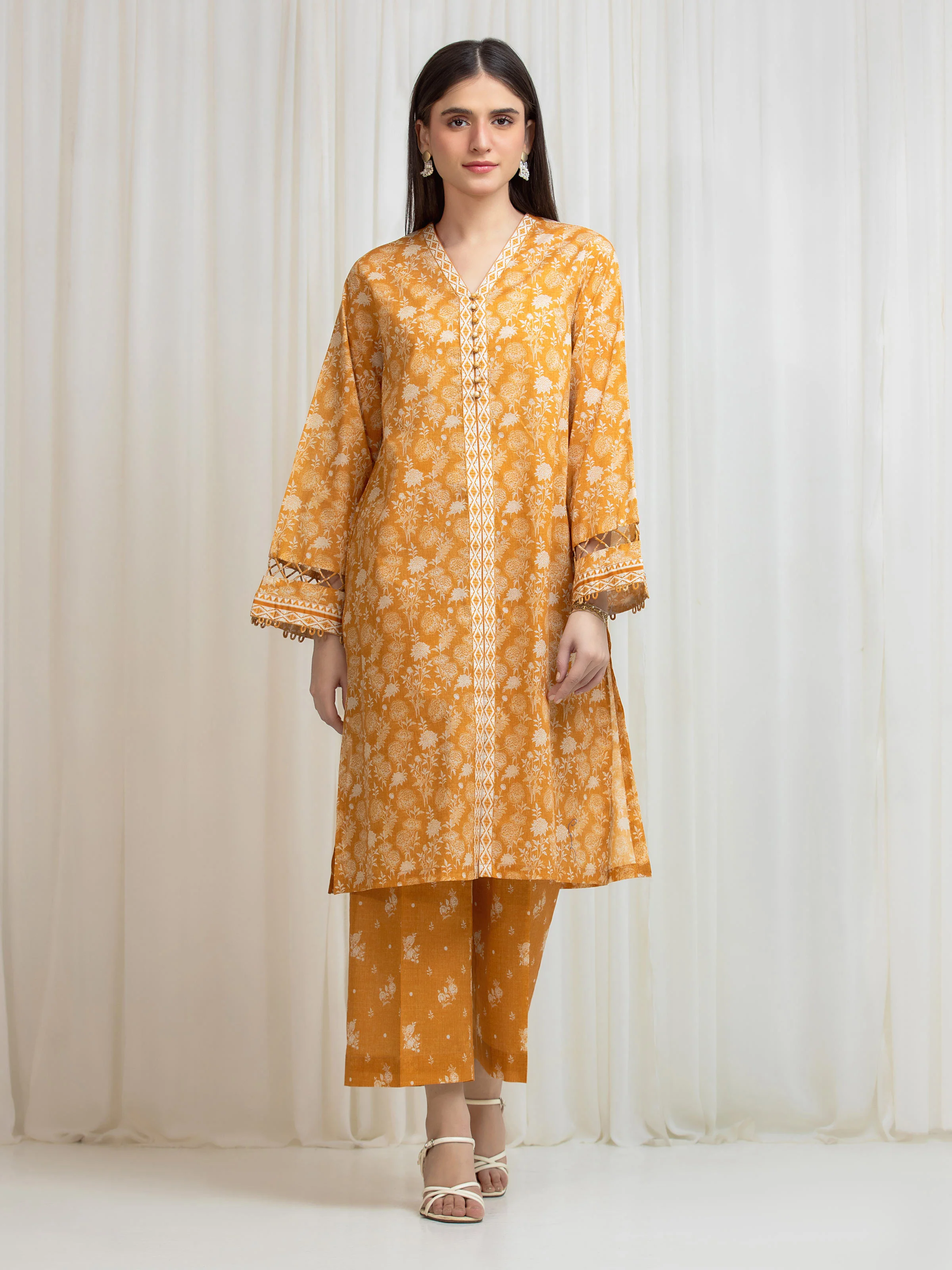 Printed Lawn Shirt Trouser - EWU6A1-36810ST