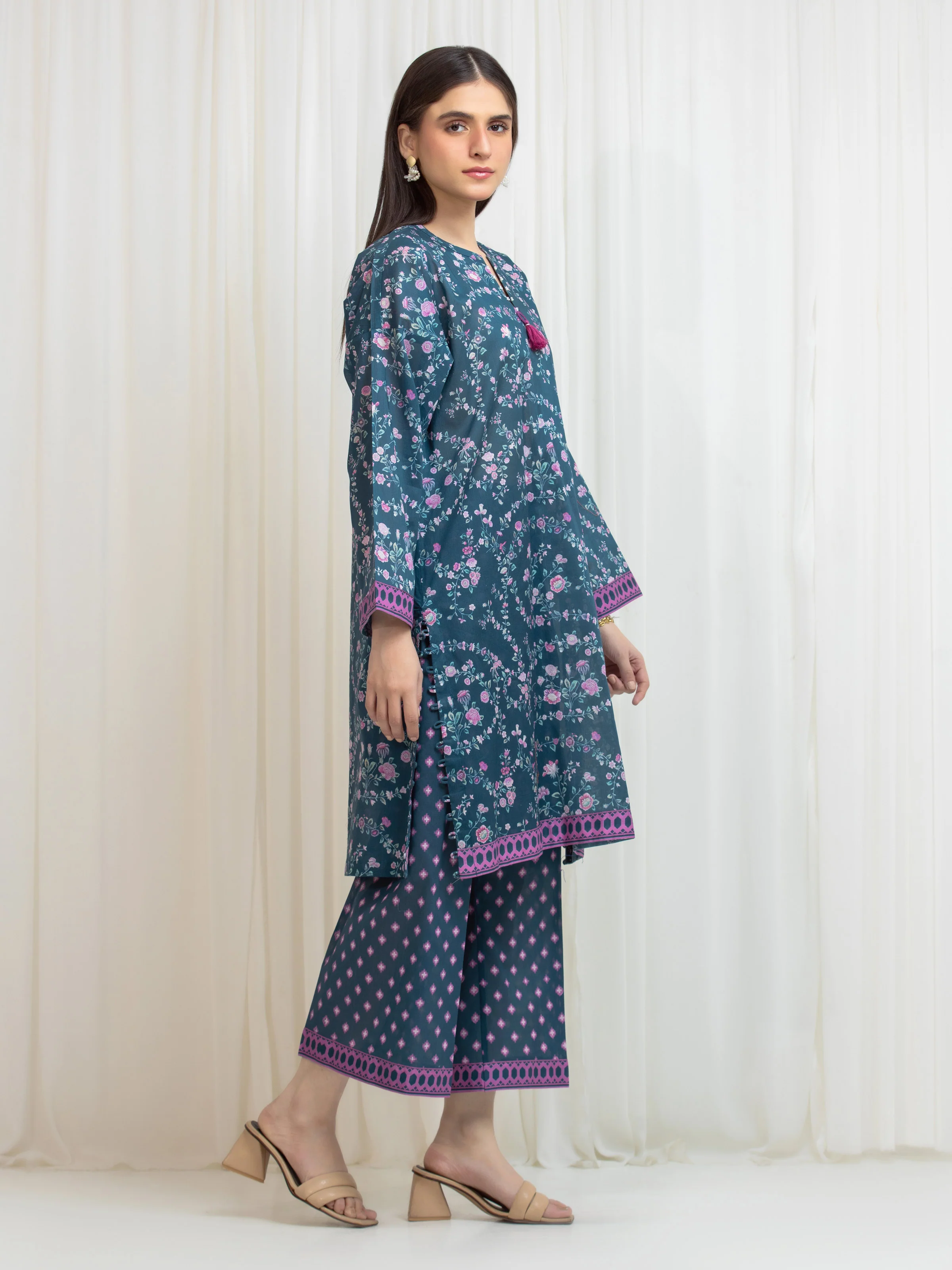 Printed Lawn Shirt Trouser - EWU6A1-36811ST - Image 5