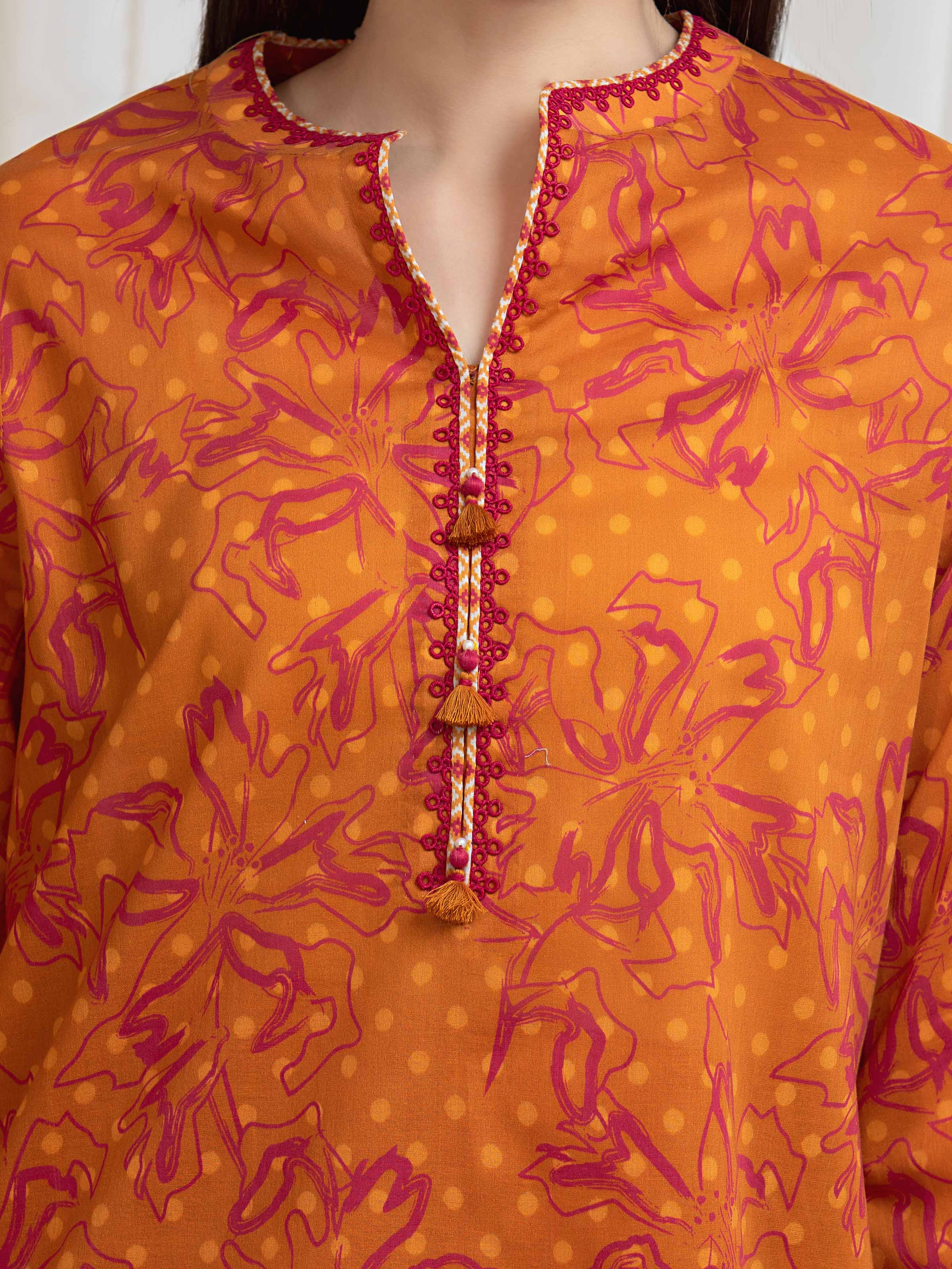 Printed Lawn Shirt Trouser - EWU6A1-36816ST - Image 3