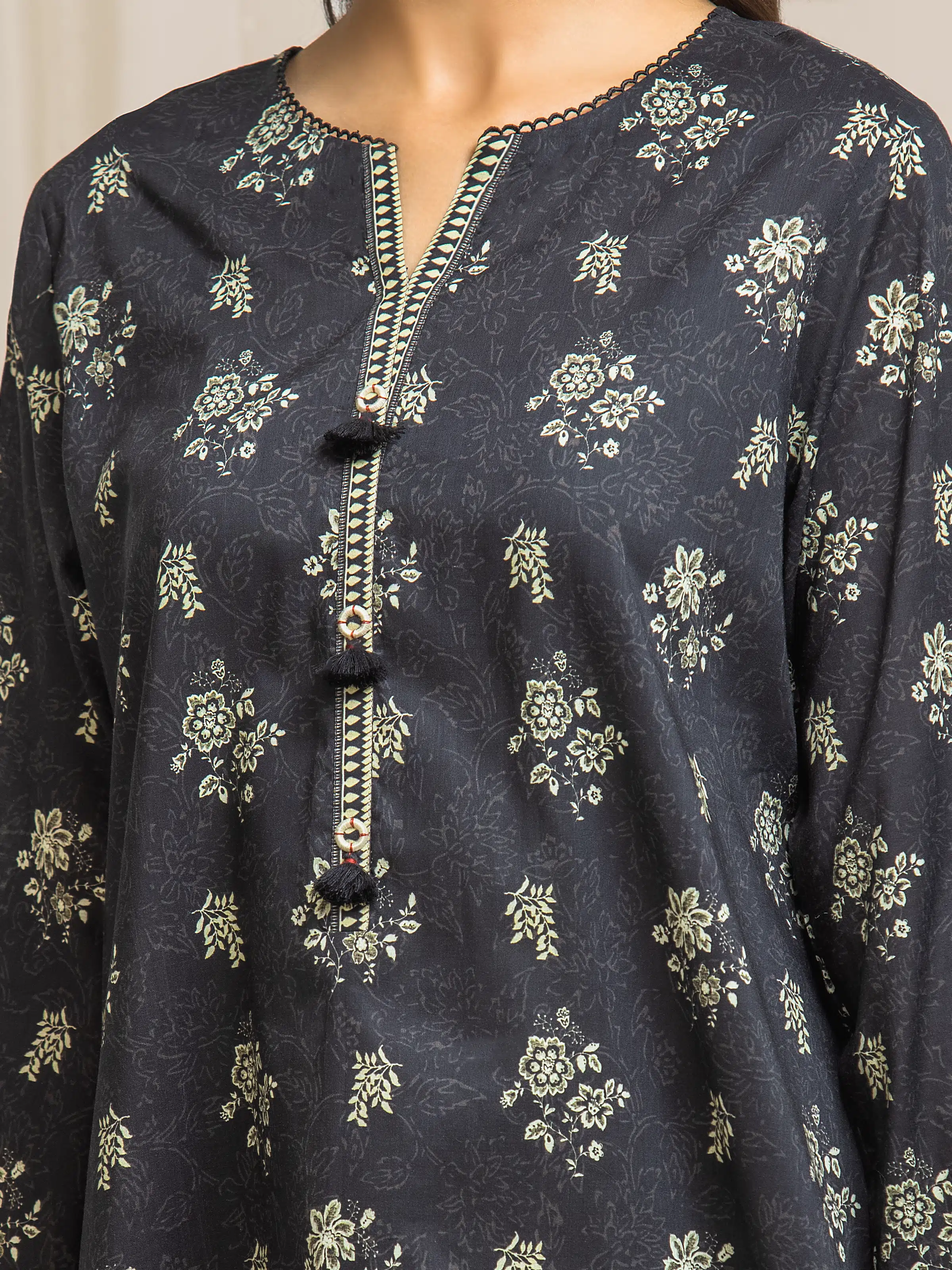 Printed Lawn Suit - EWU6A1-35286-3P - Image 4