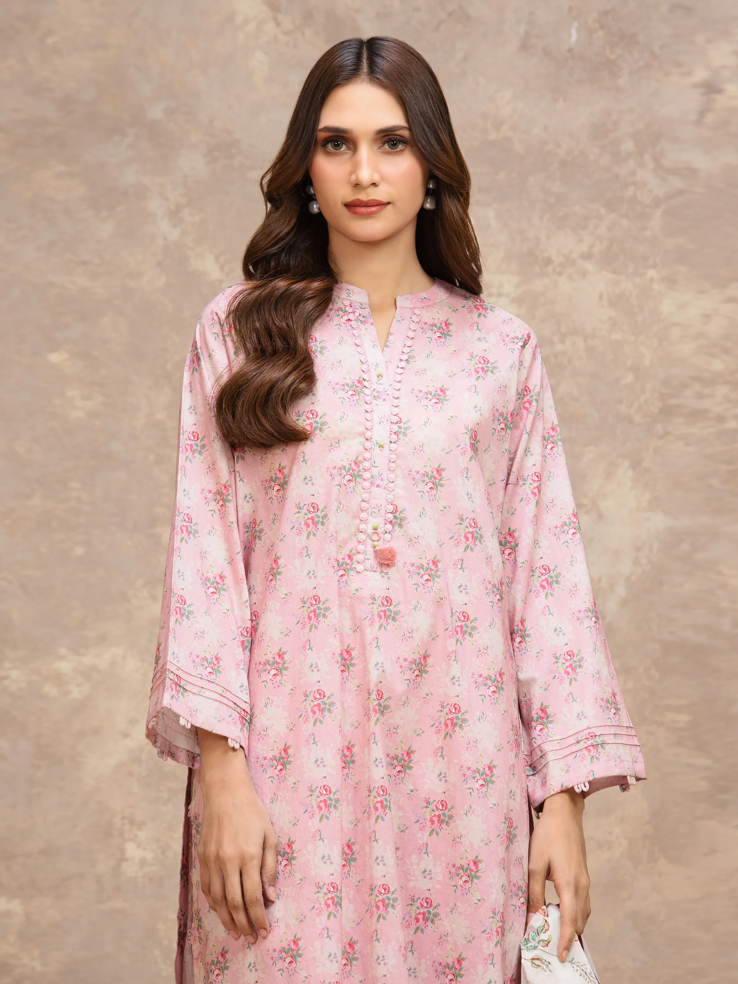 Printed Lawn Suit - EWU6A1-36527-3P - Image 2