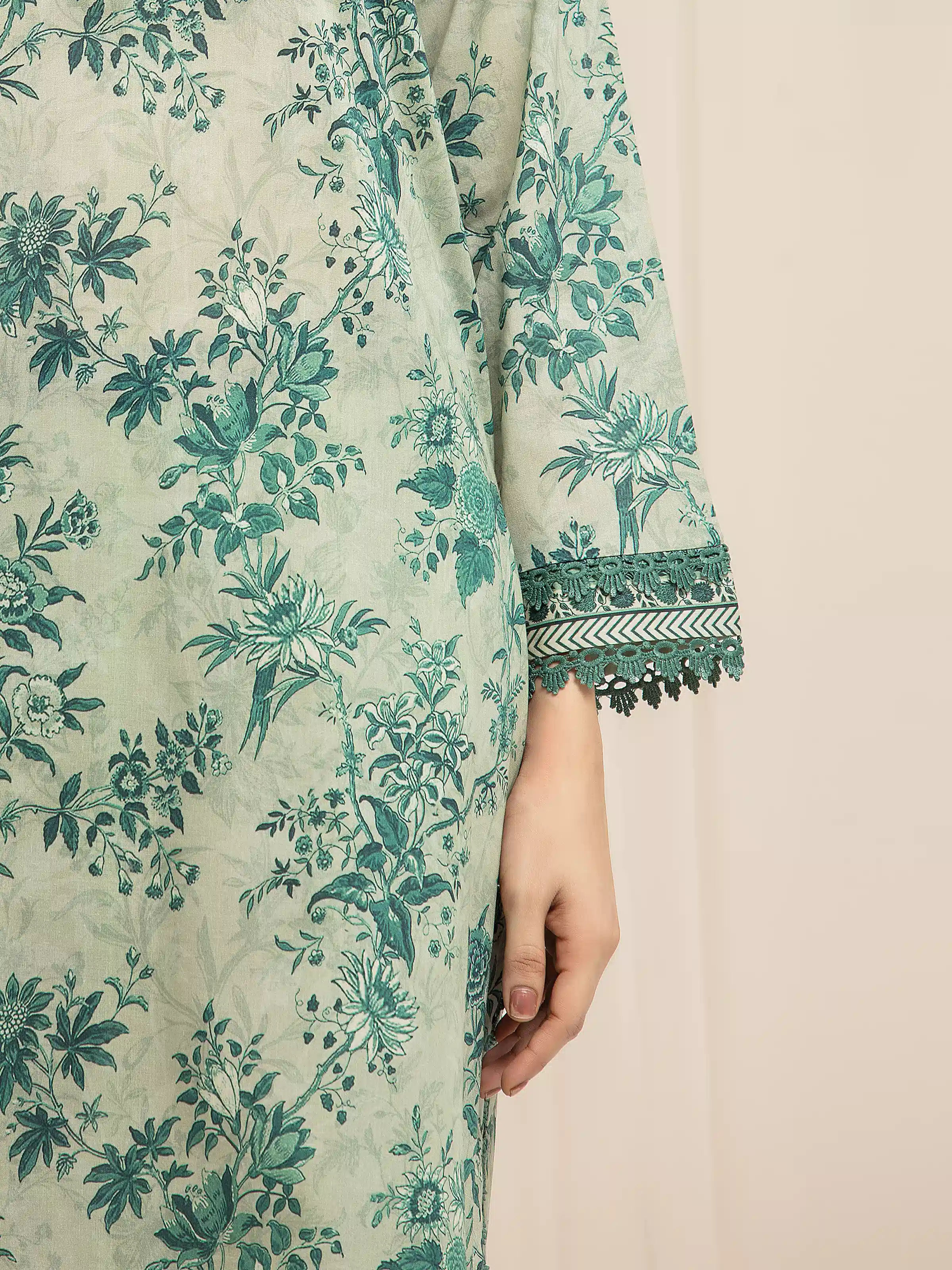Printed Lawn Suit - EWU6A1-36585-3P - Image 4