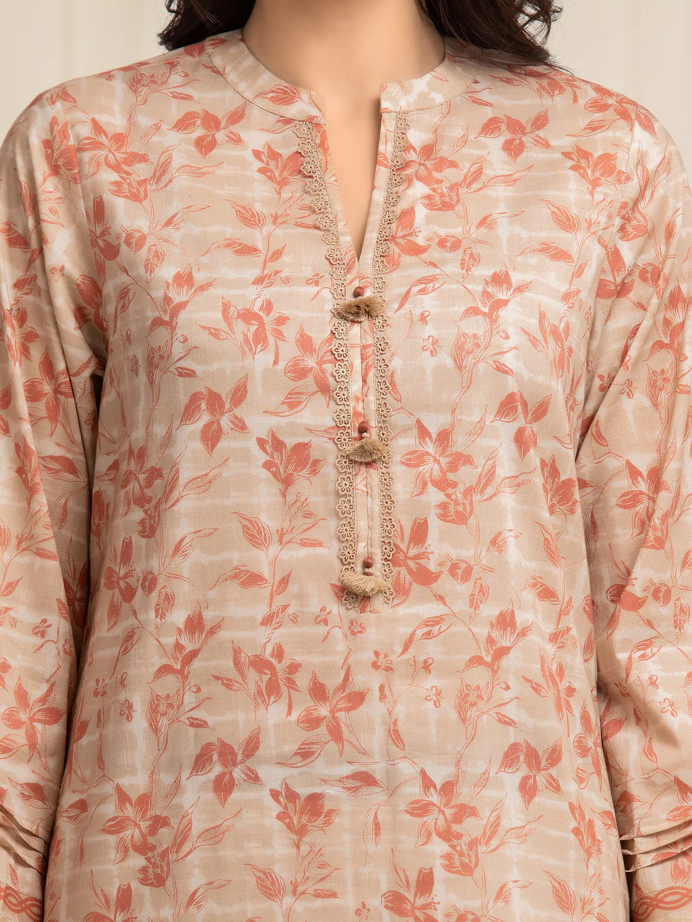 Printed Lawn Suit - EWU6A1-36603-3P - Image 3