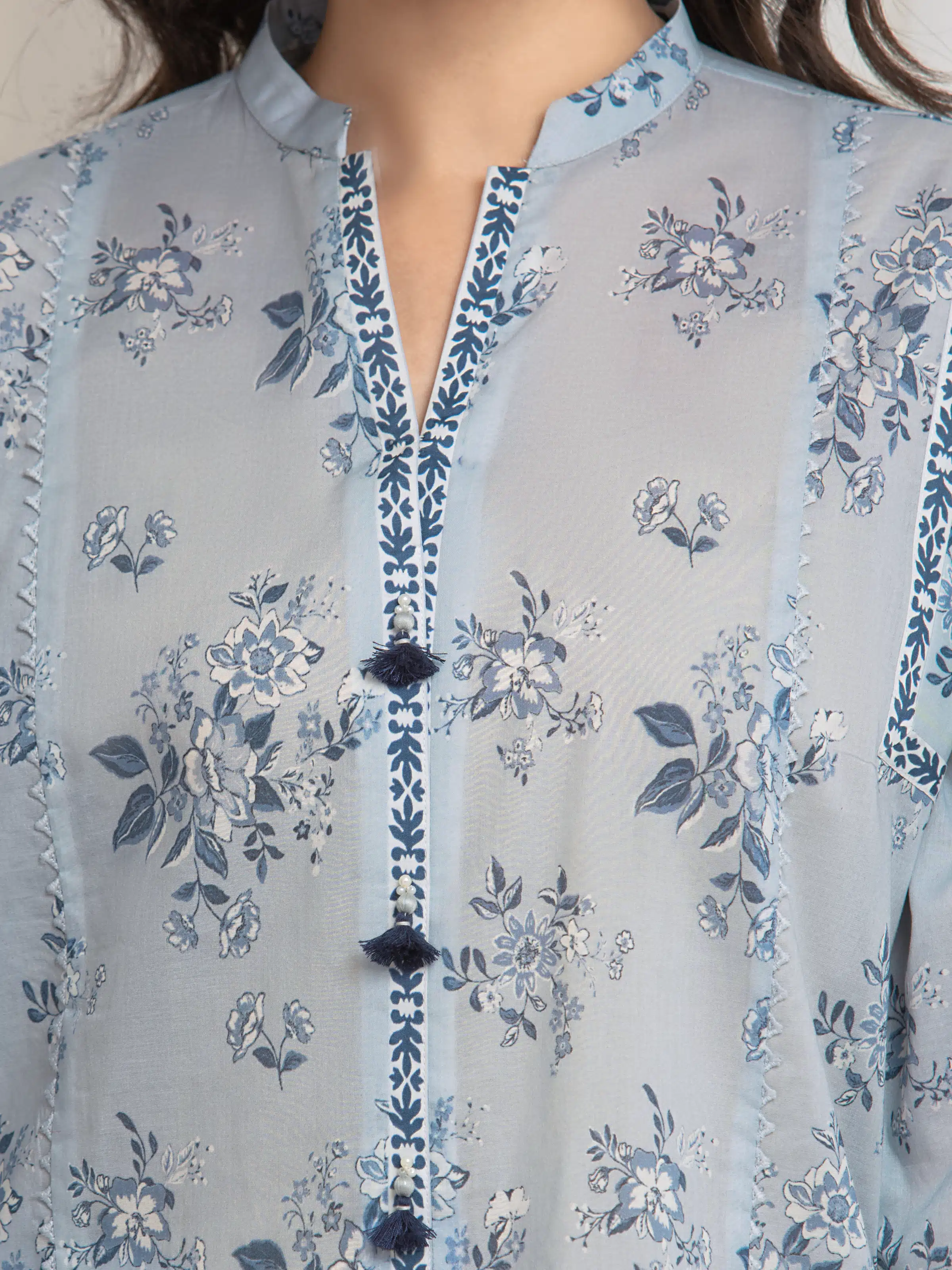Printed Lawn Suit - EWU6A1-36644-3P - Image 4