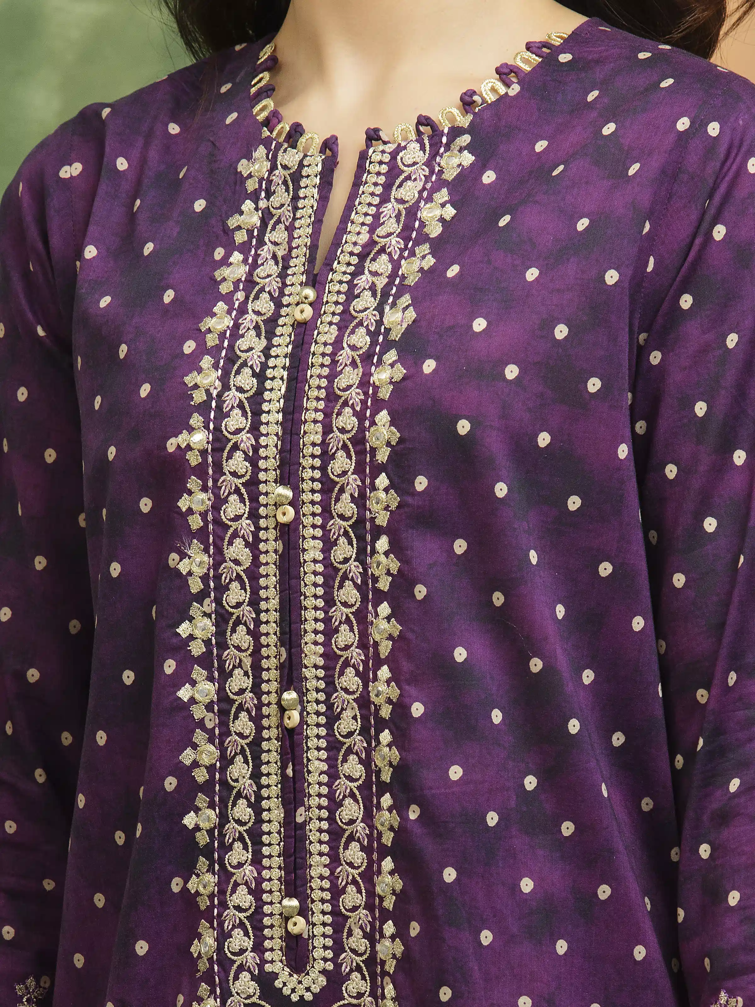 Embroidered Lawn Suit - EWU5V1-31445-3P - Image 3