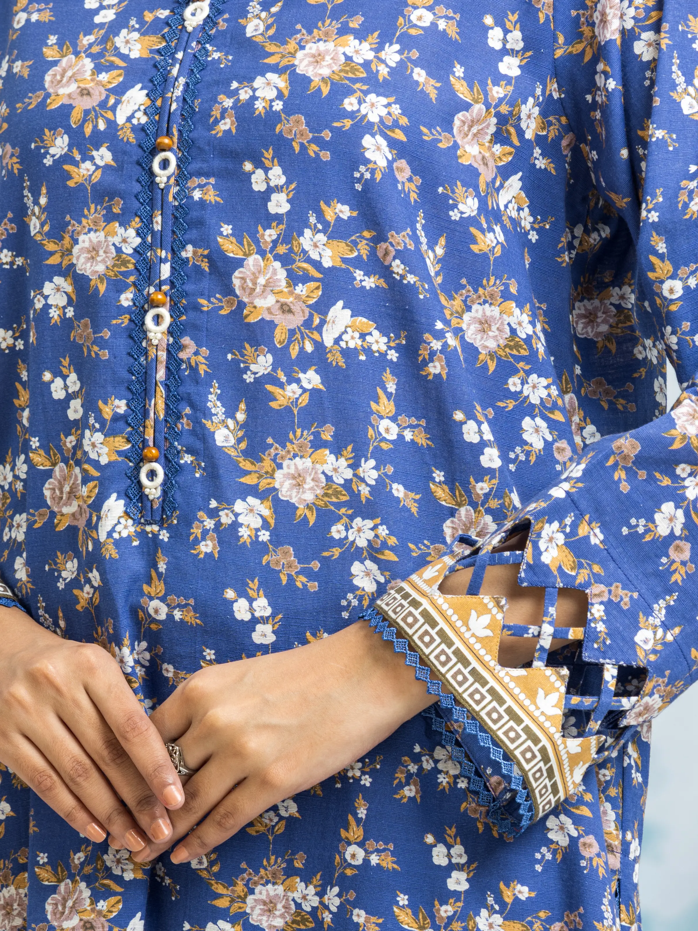 Printed Khaddar Suit - EWU24A3-29308-3P - Image 3