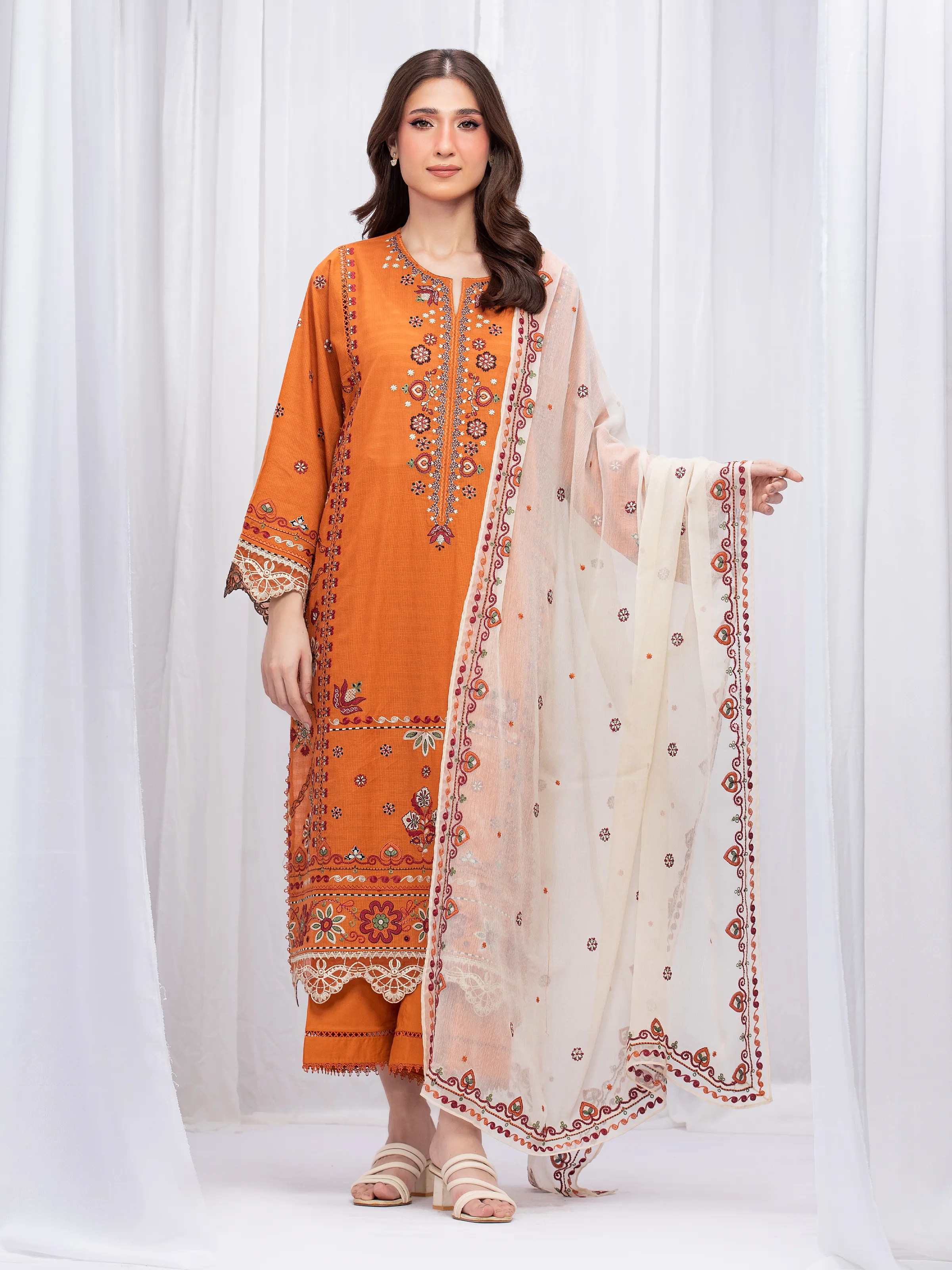 Embroidered Lawn Suit - EWU5V1-31705-3P